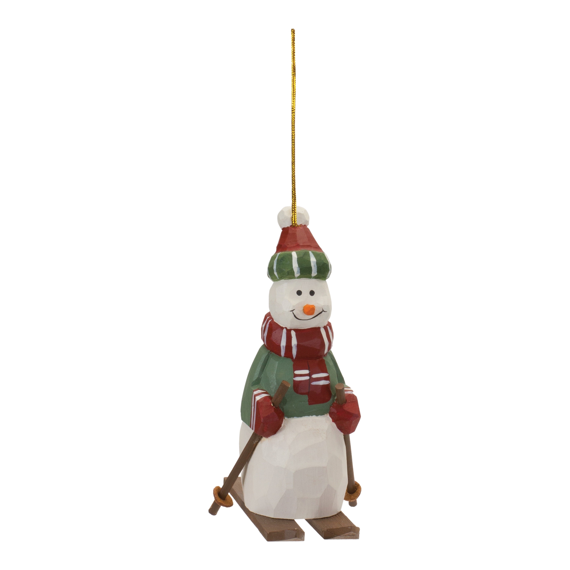 Snowman on Skis Ornament (Set of 6) 9.75