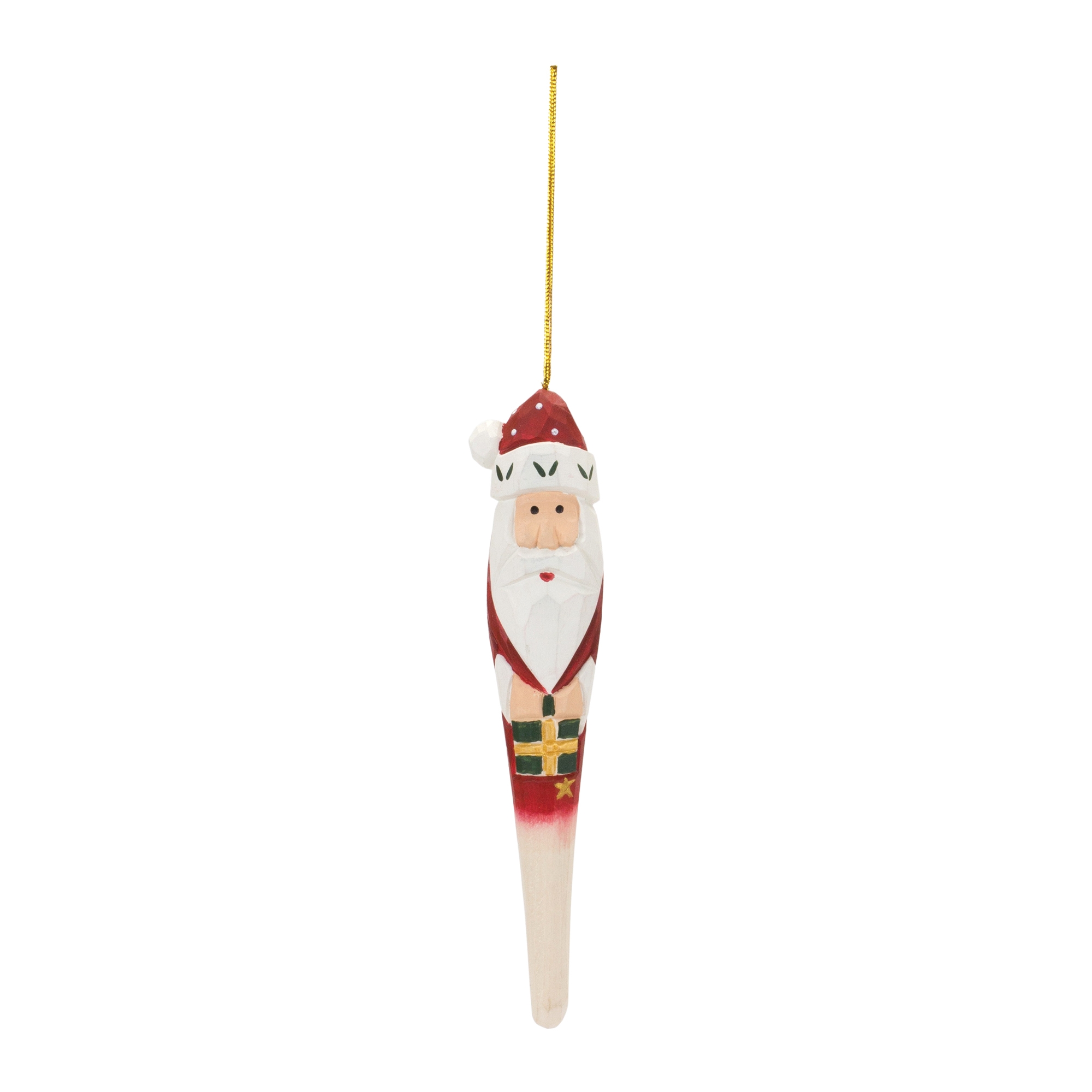 Santa Drop Ornament (Set of 12) 7.25