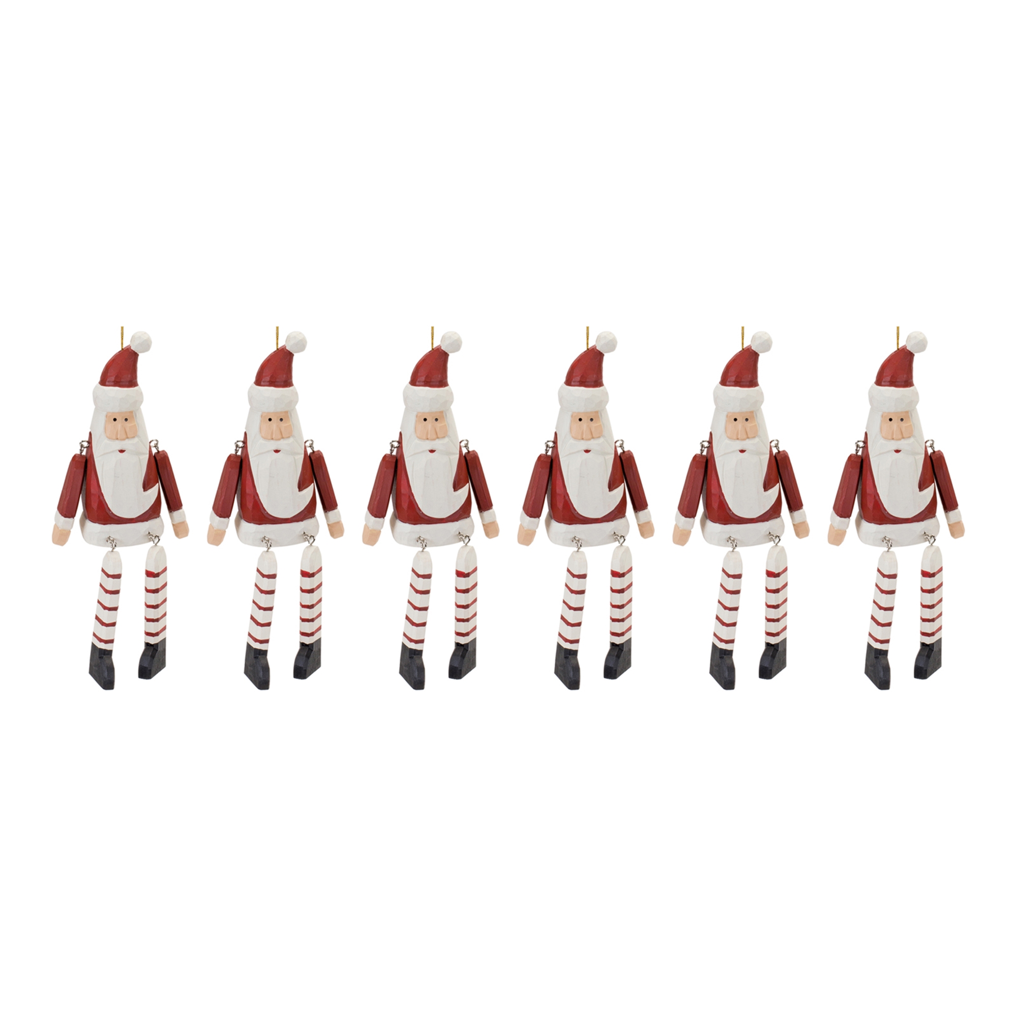 Santa Ornament (Set of 6) 9