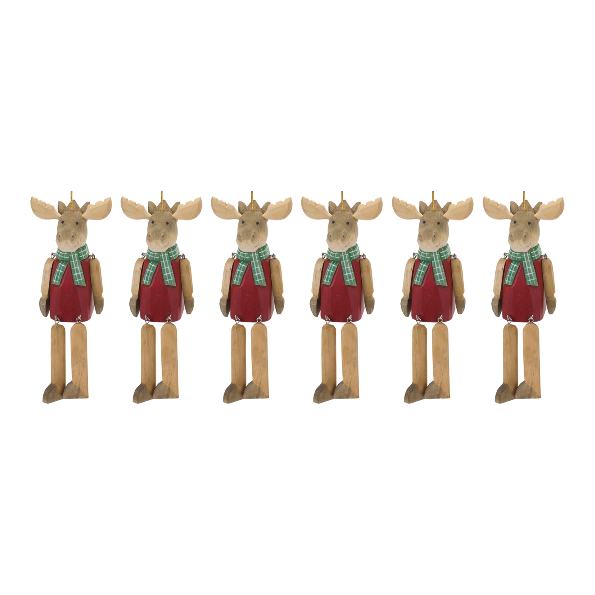 Moose Ornament (Set of 6) 9