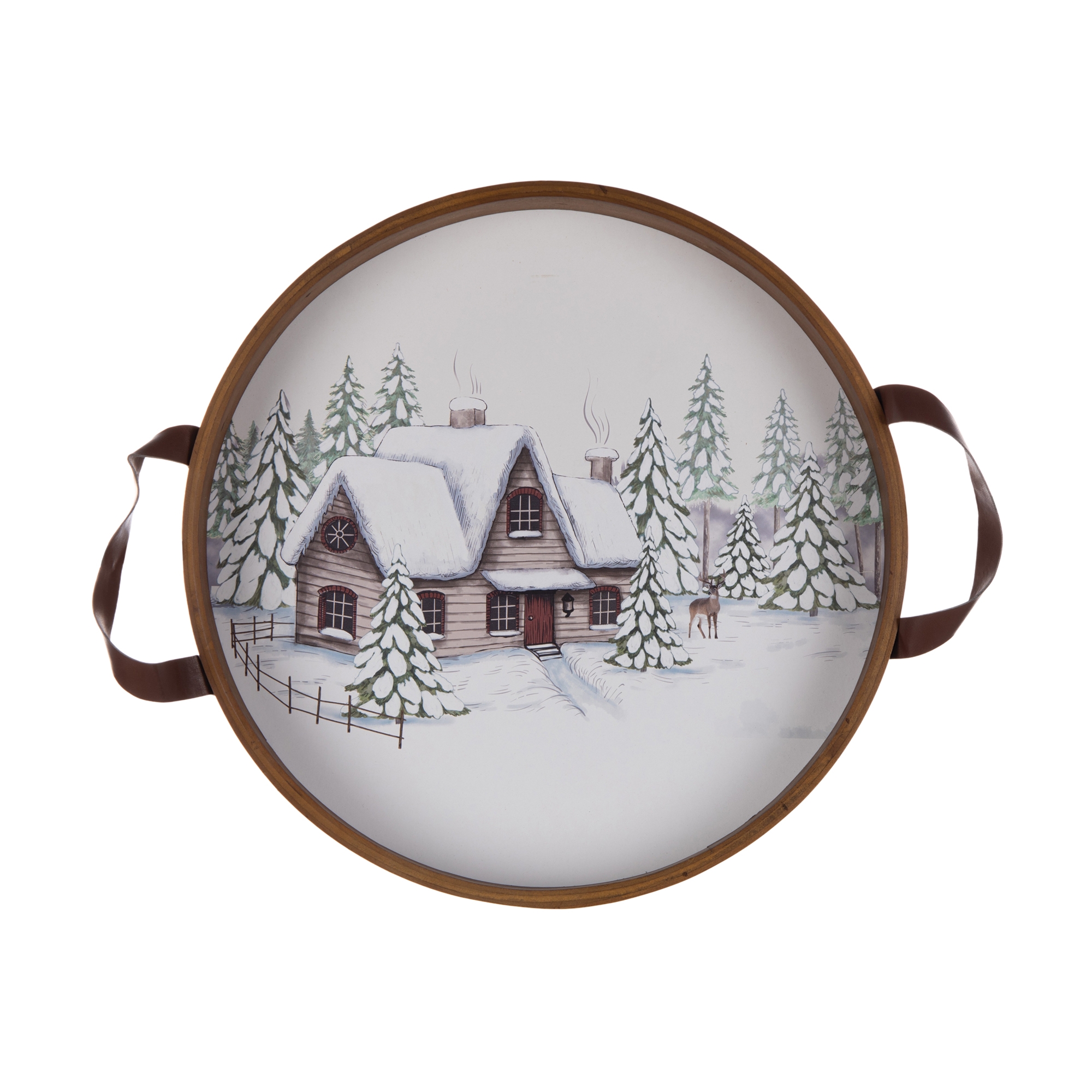 Winter Scene Tray (Set of 2) 14