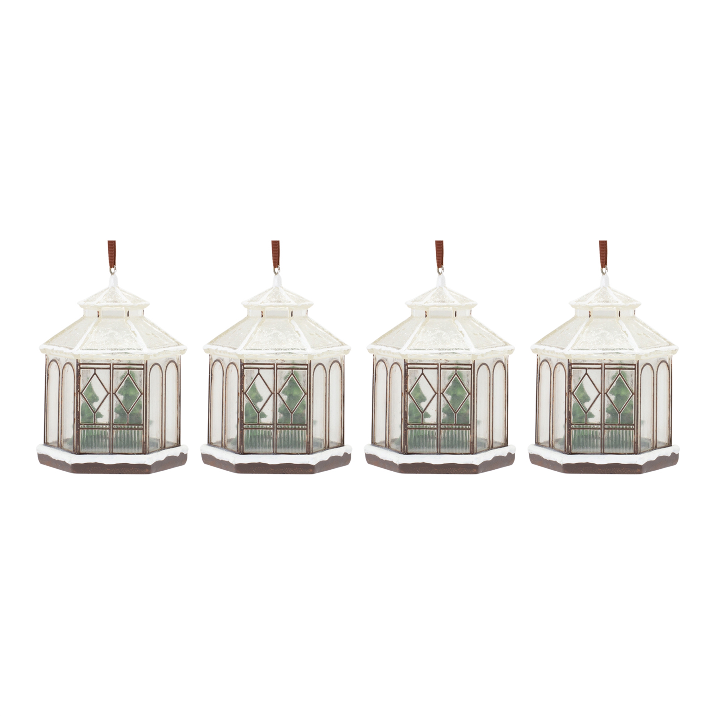 Gazebo Ornament (Set of 4) 5.5