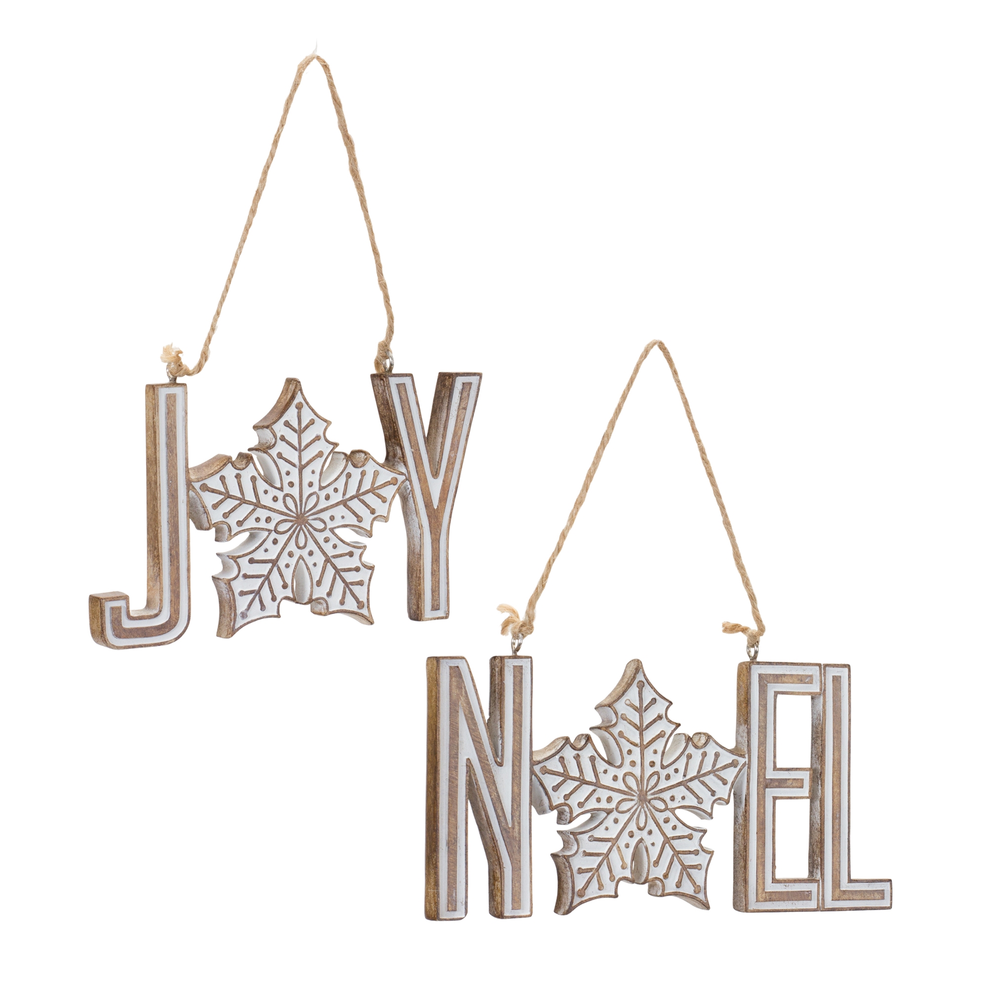 Joy and Noel Ornament (Set of 12) 3
