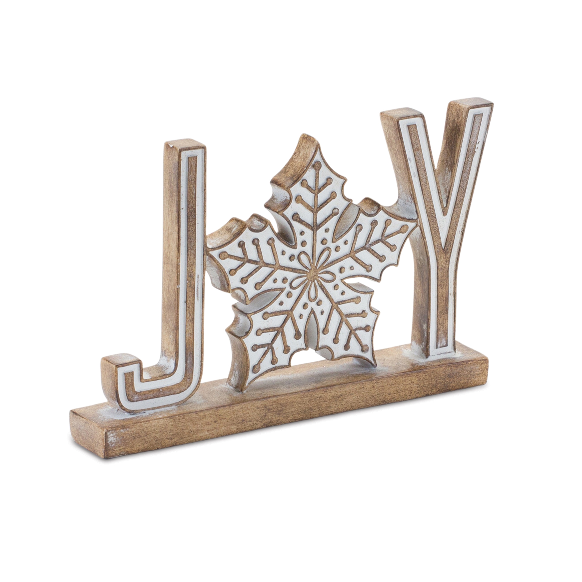 Joy and Noel Sign (Set of 4) 6.75
