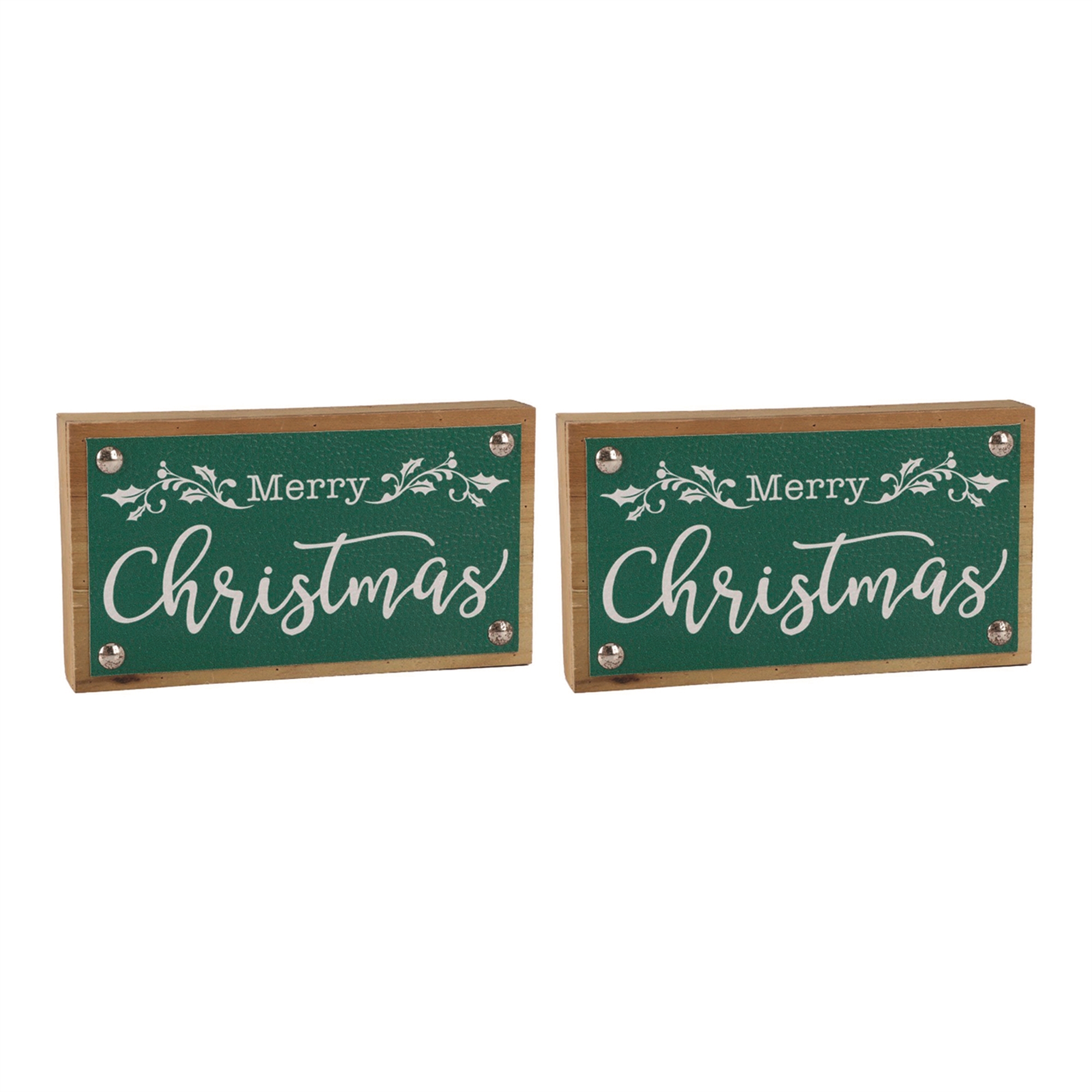 Merry Christmas Sign (Set of 2) 7