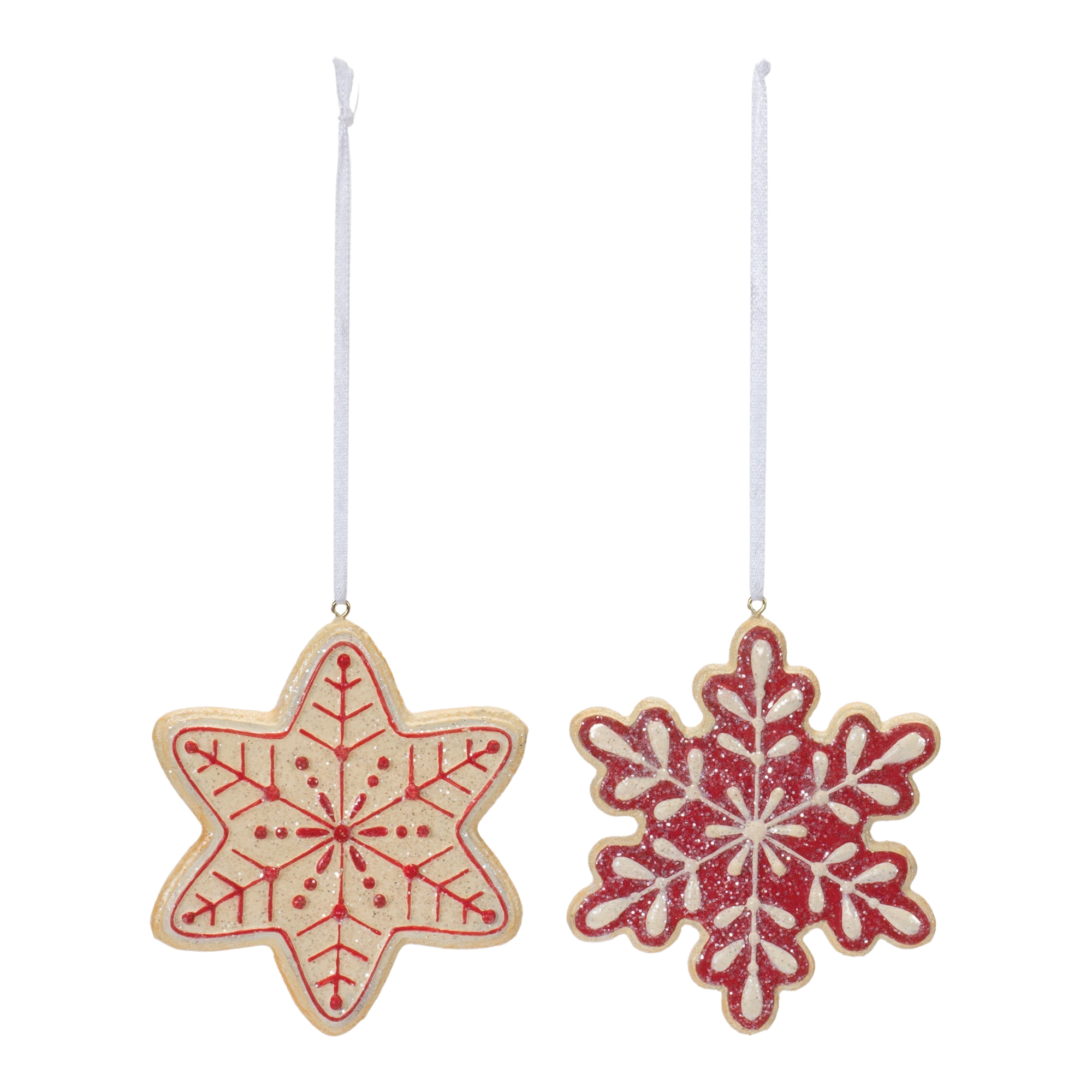 Gingerbread Snowflake Ornament (Set of 12) 4