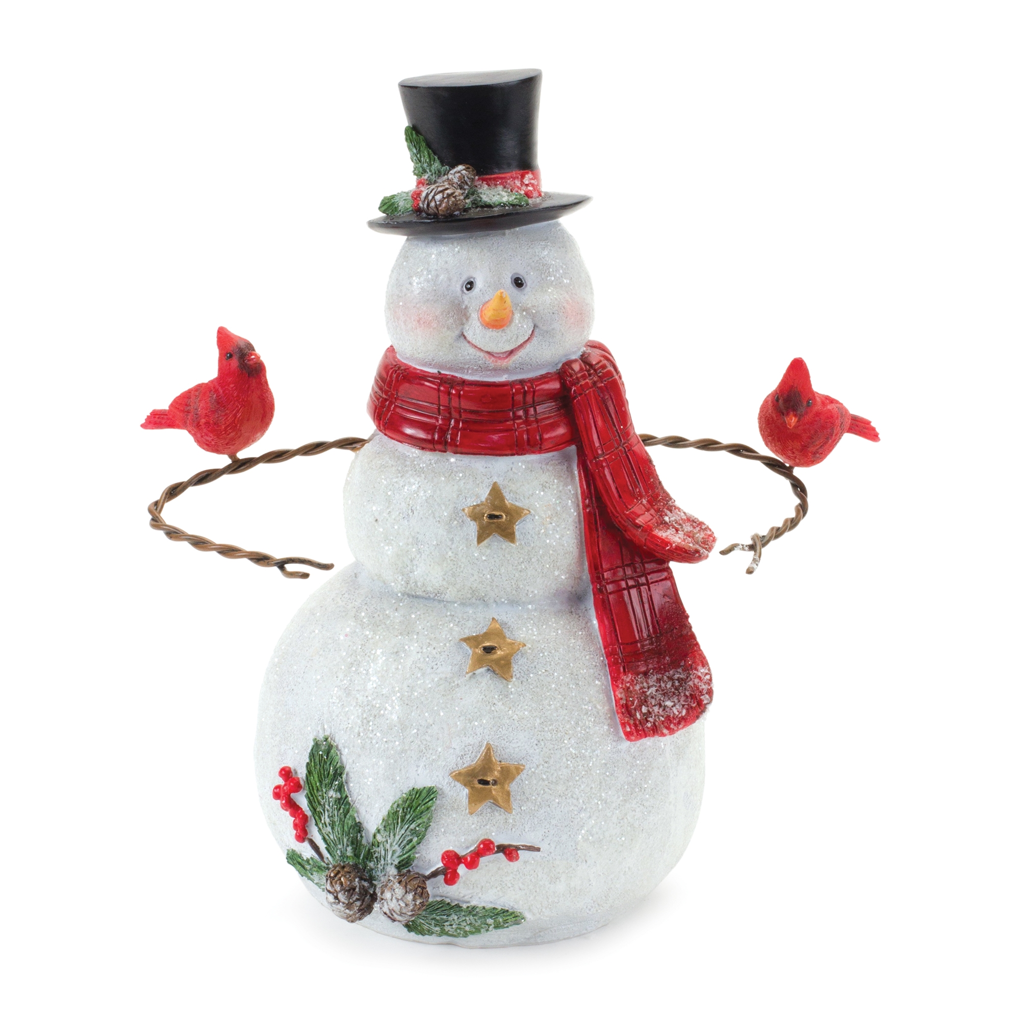 Snowman w/Cardinals 9