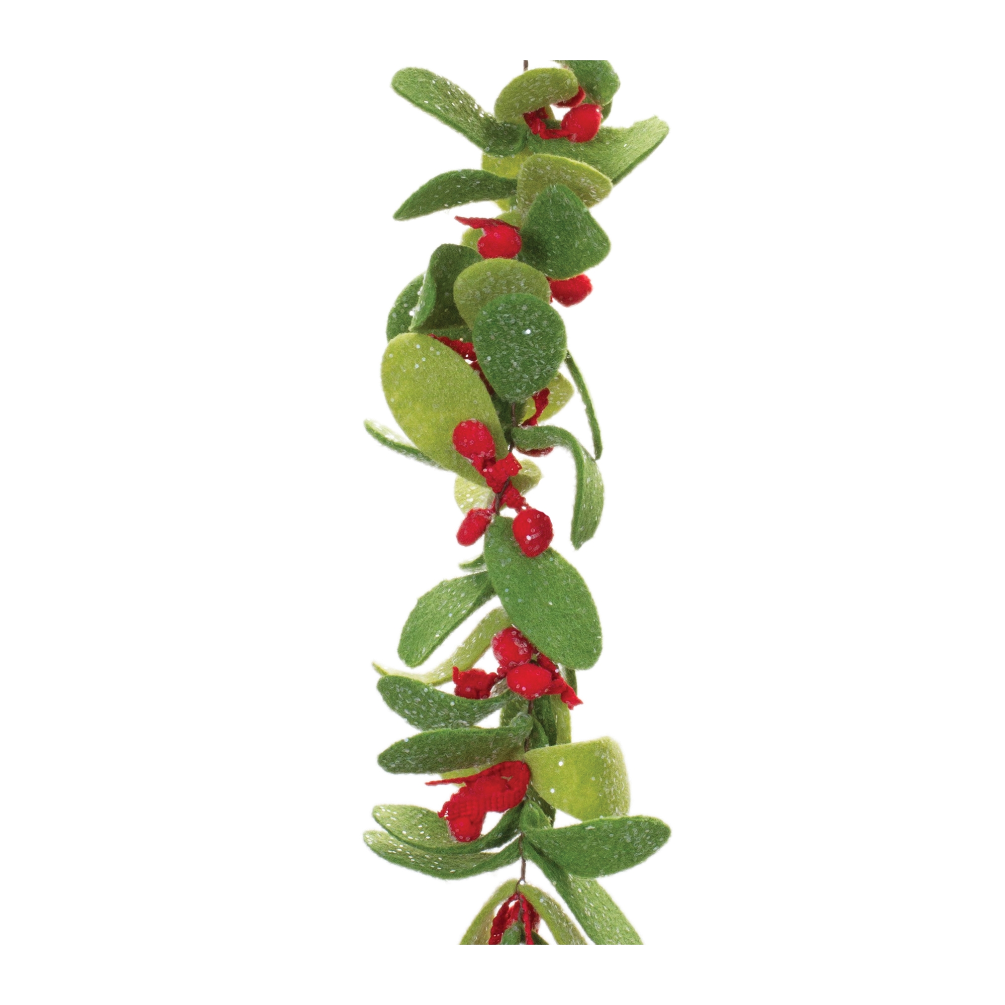 Mistletoe Garland (Set of 2) 4.5'L Polyester