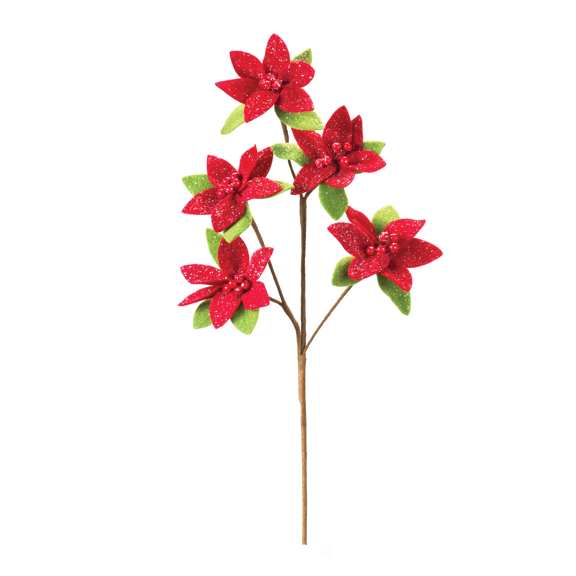 Poinsettia Spray (Set of 6) 26