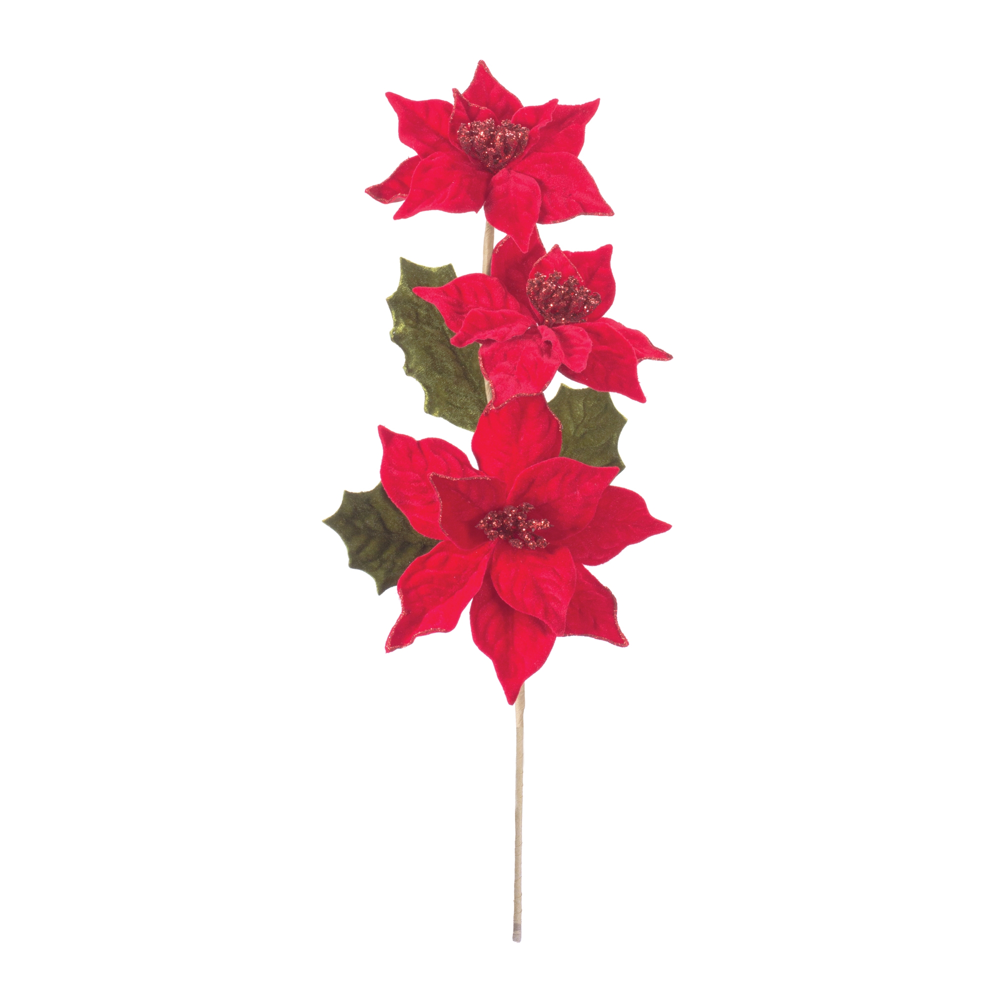 Poinsettia Spray (Set of 6) 24