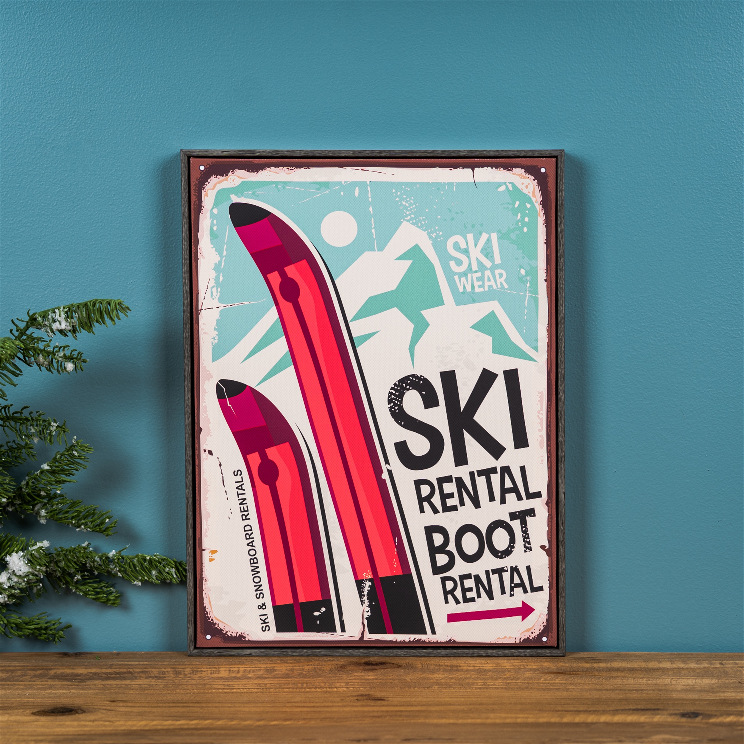 Ski Rental Frame 11.75