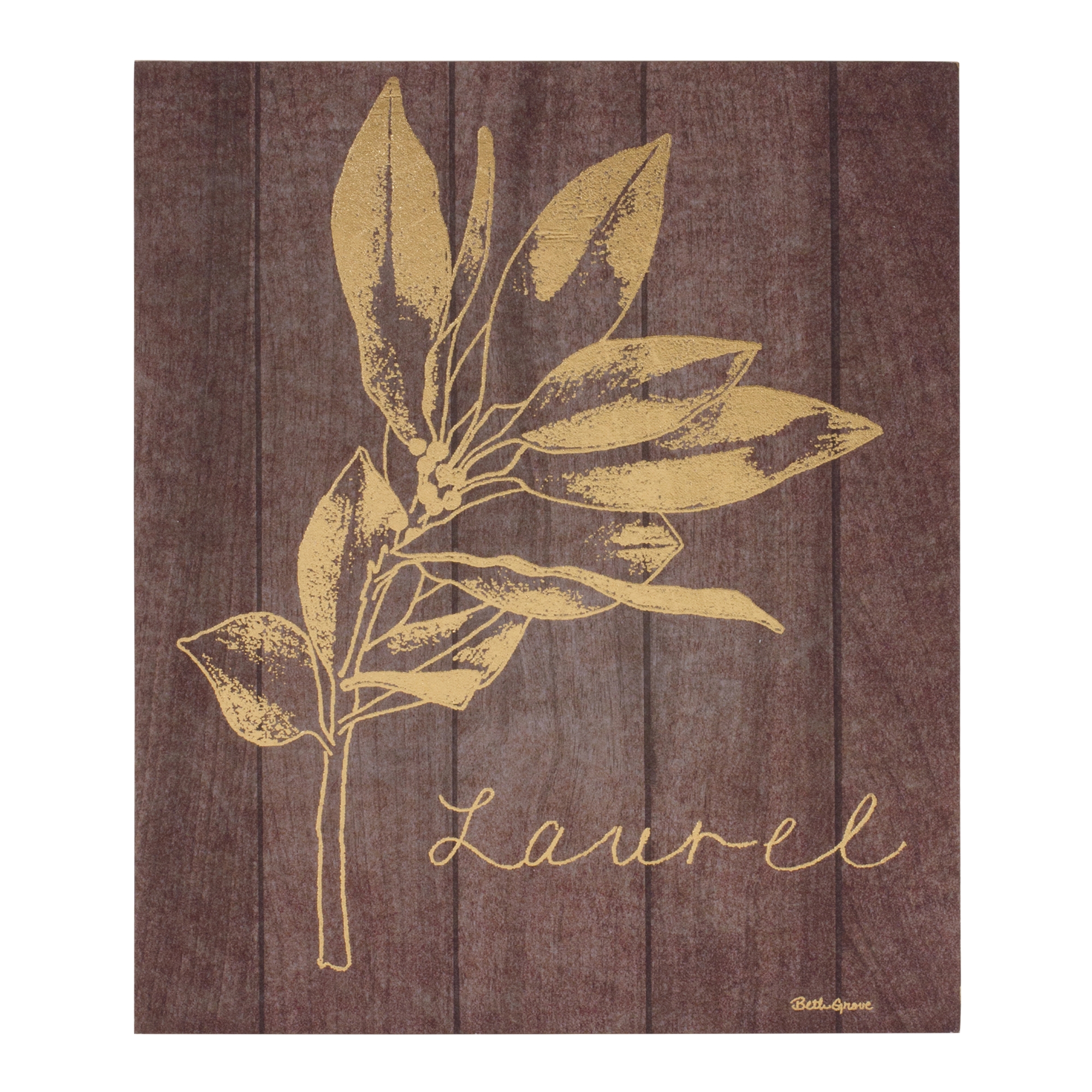 Laurel and Holly Plaque (Set of 2) 9
