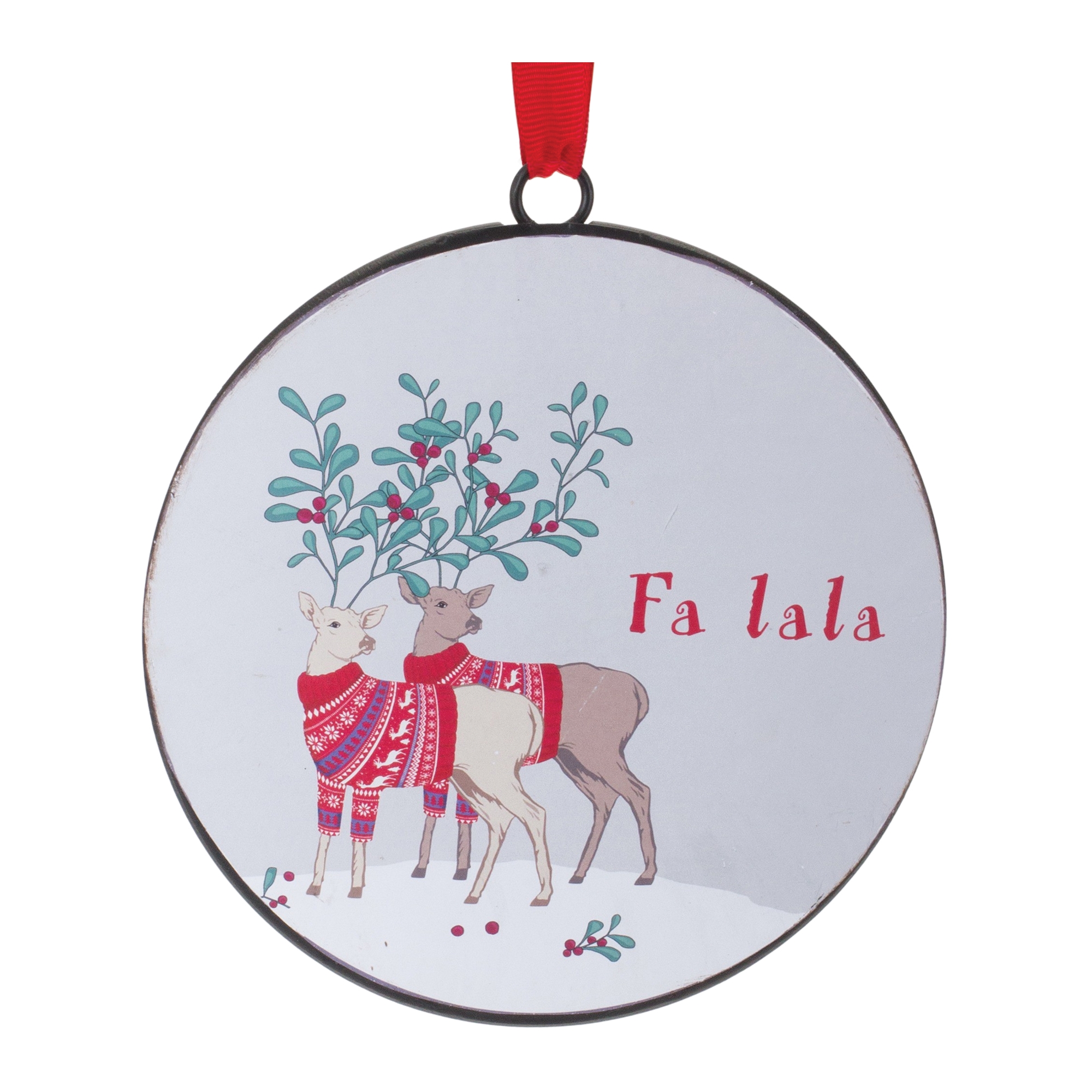Deer Disc Ornament 6