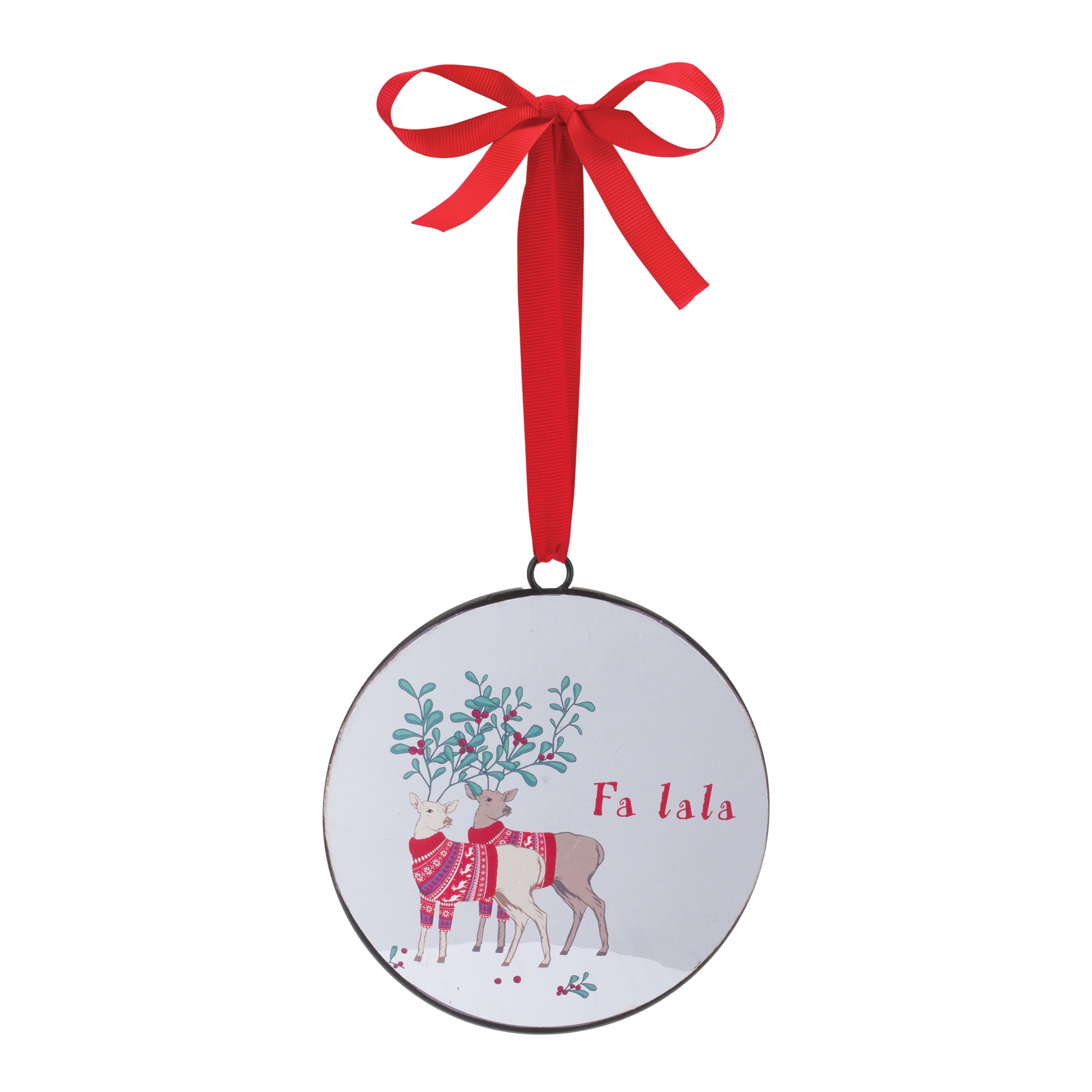 Deer Disc Ornament 6