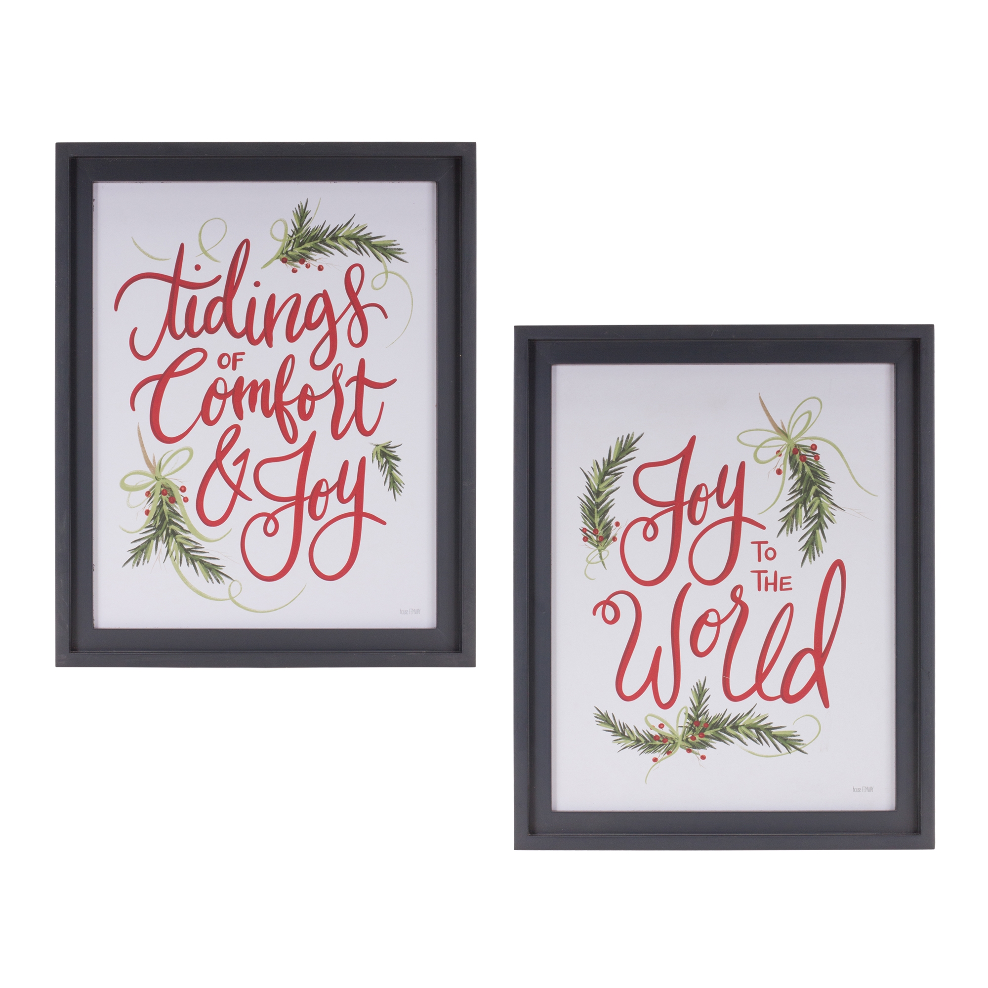 Joy and Tidings Frame (Set of 2) 14.25