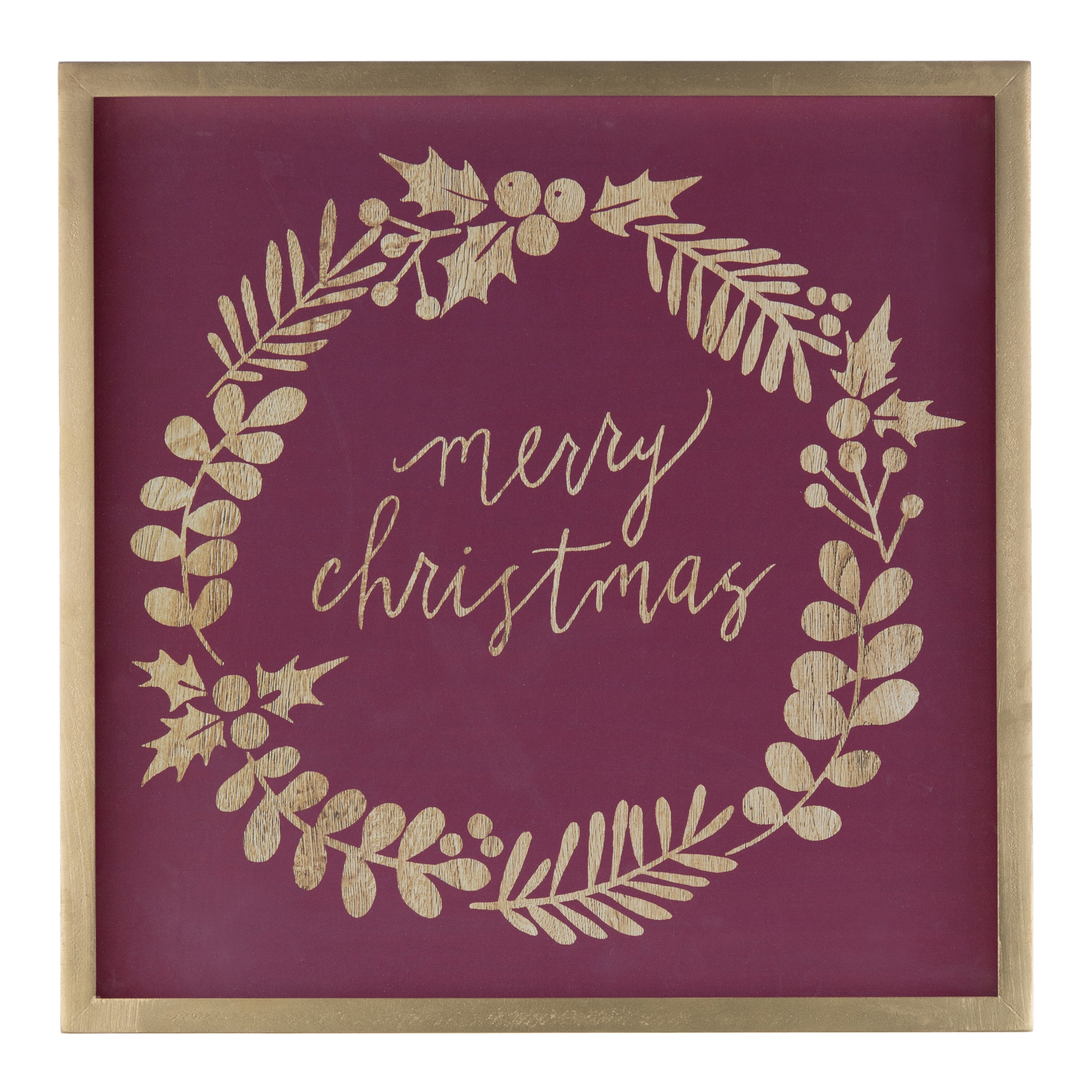 Merry Christmas and Tis The Season Frame (Set of 2) 15.75