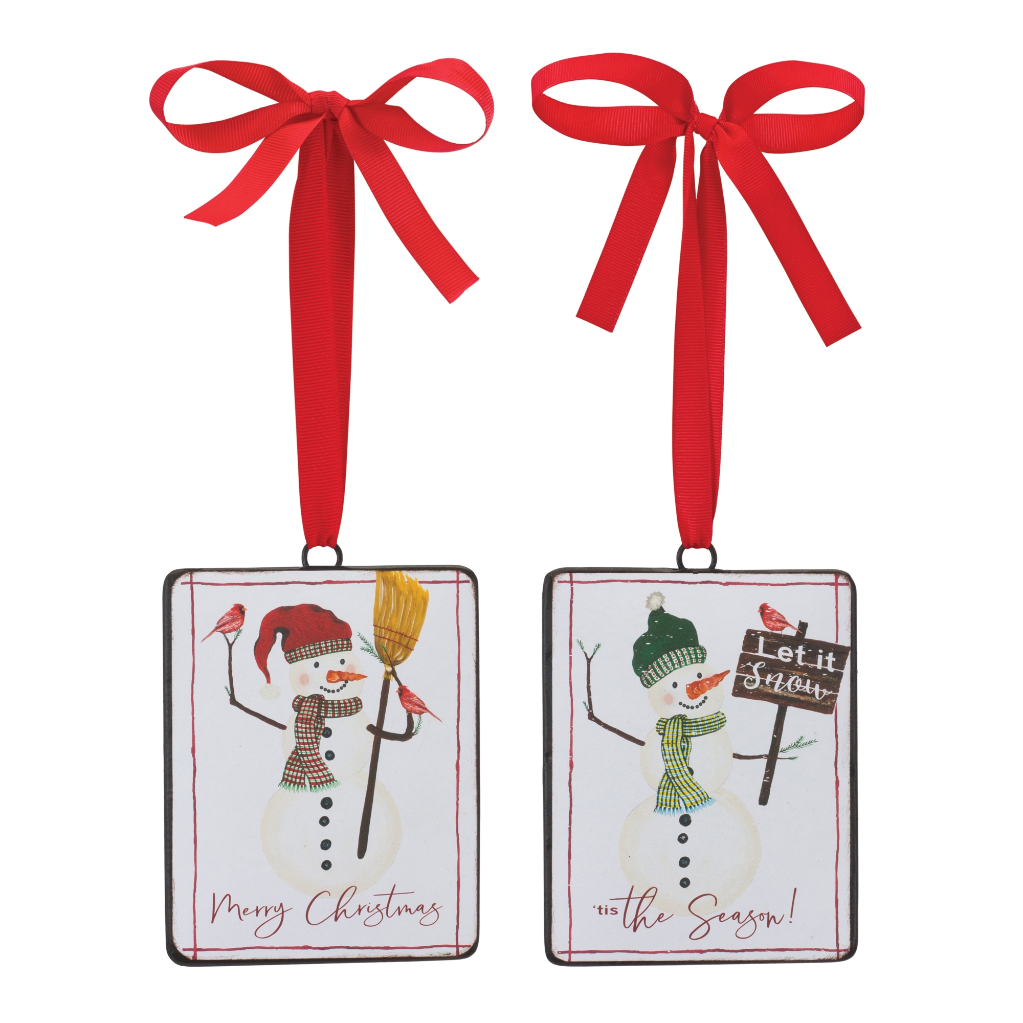 Snowman Ornament (Set of 12) 5.5