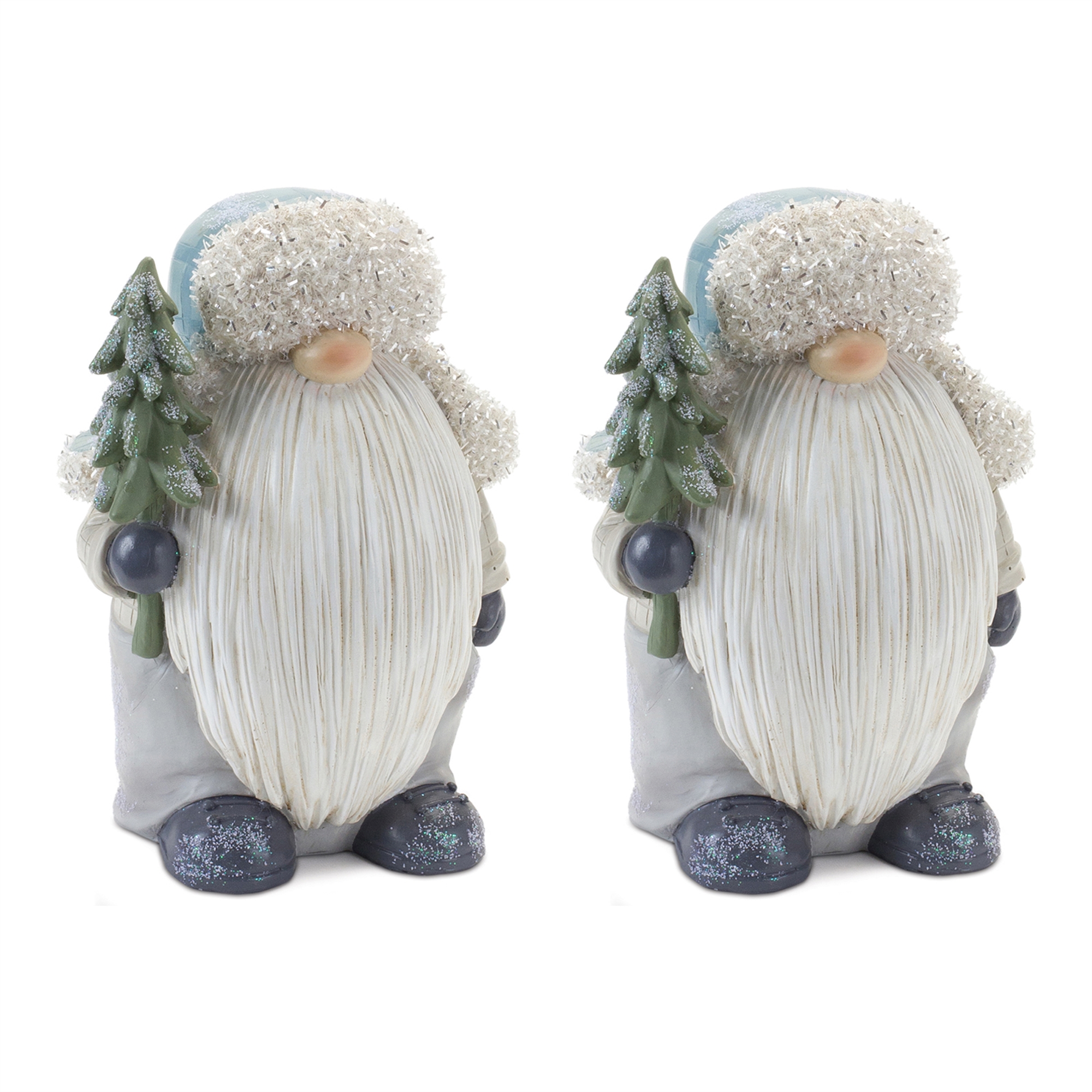 Gnome w/Tree (Set of 2) 8.25