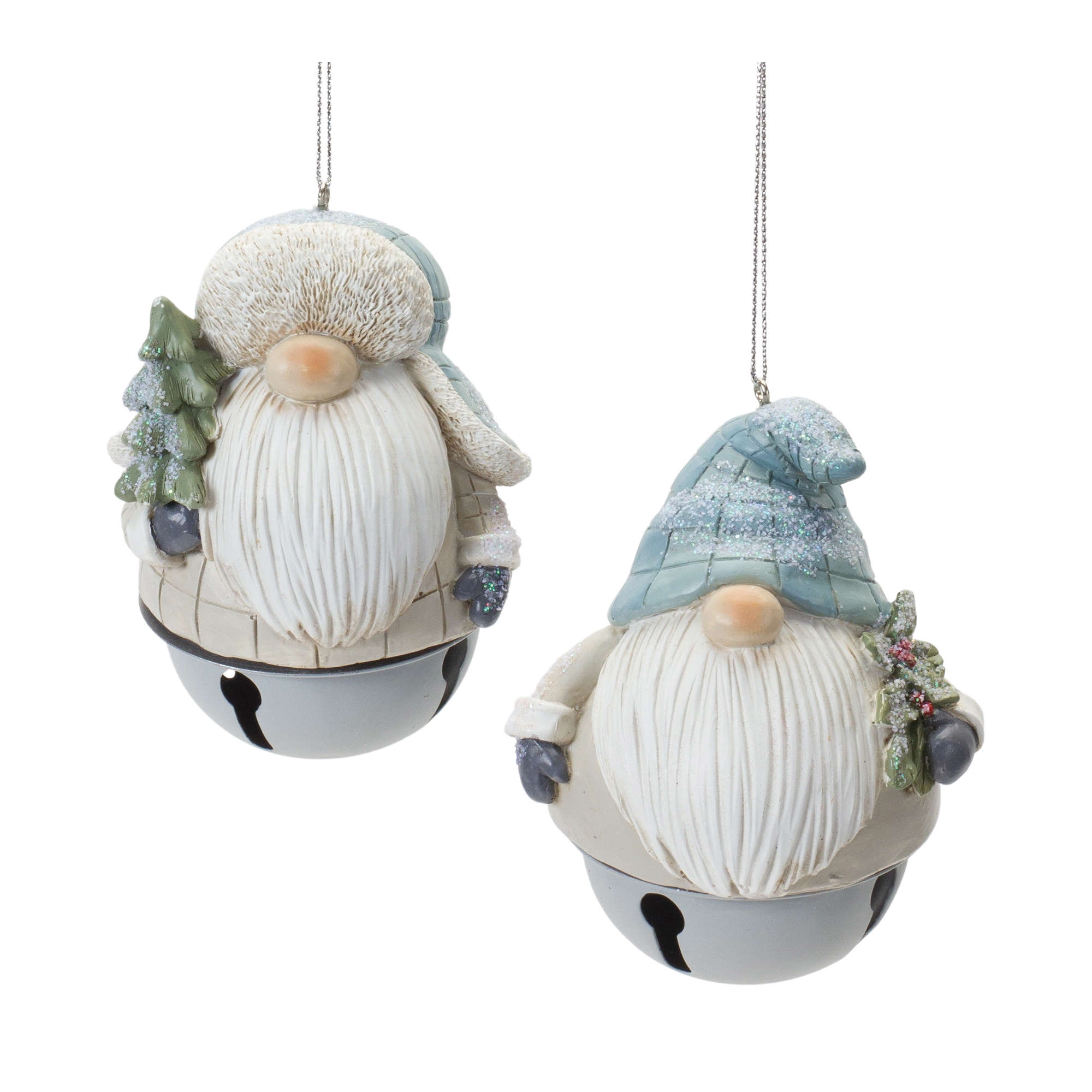 Gnome/Bell Ornament (Set of 12) 4.25