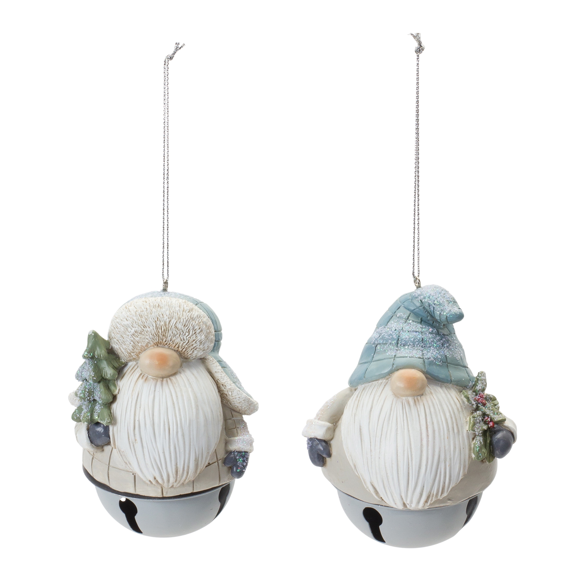 Gnome/Bell Ornament (Set of 12) 4.25