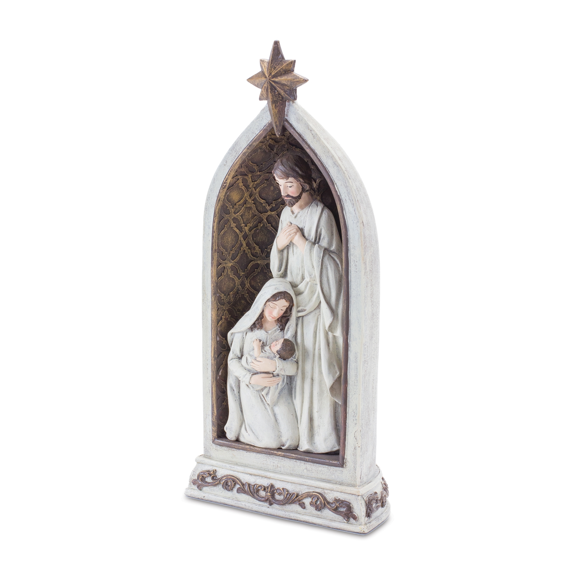 Holy Family in Arch (Set of 2) 12.5
