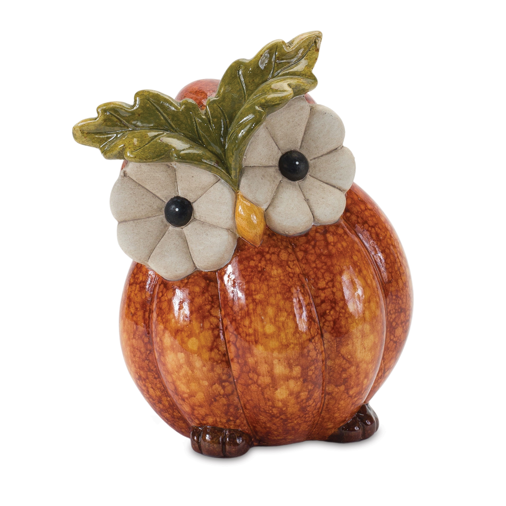 Pumpkin Owl (Set of 2) 6.75