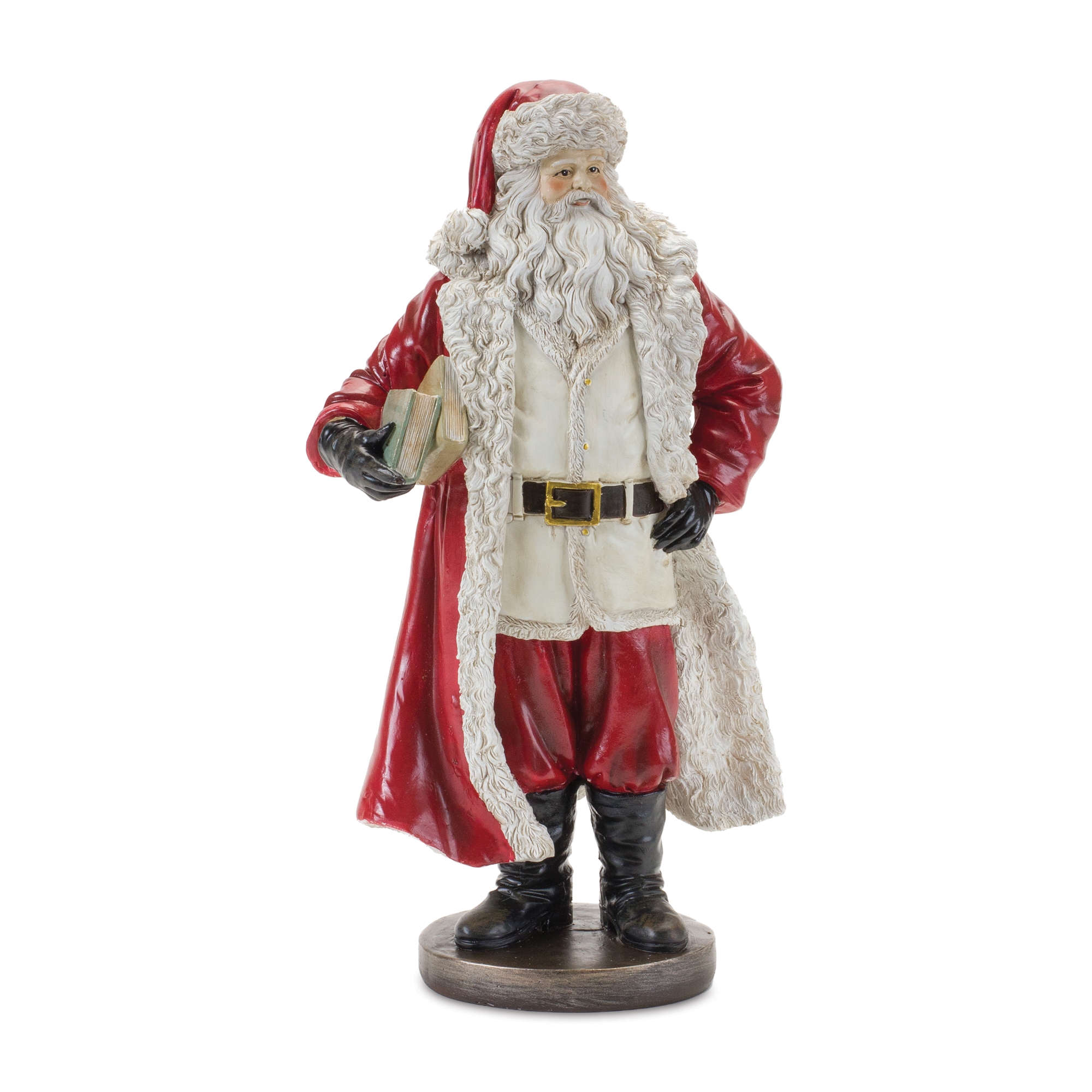 Santa w/Books (Set of 2) 12.75