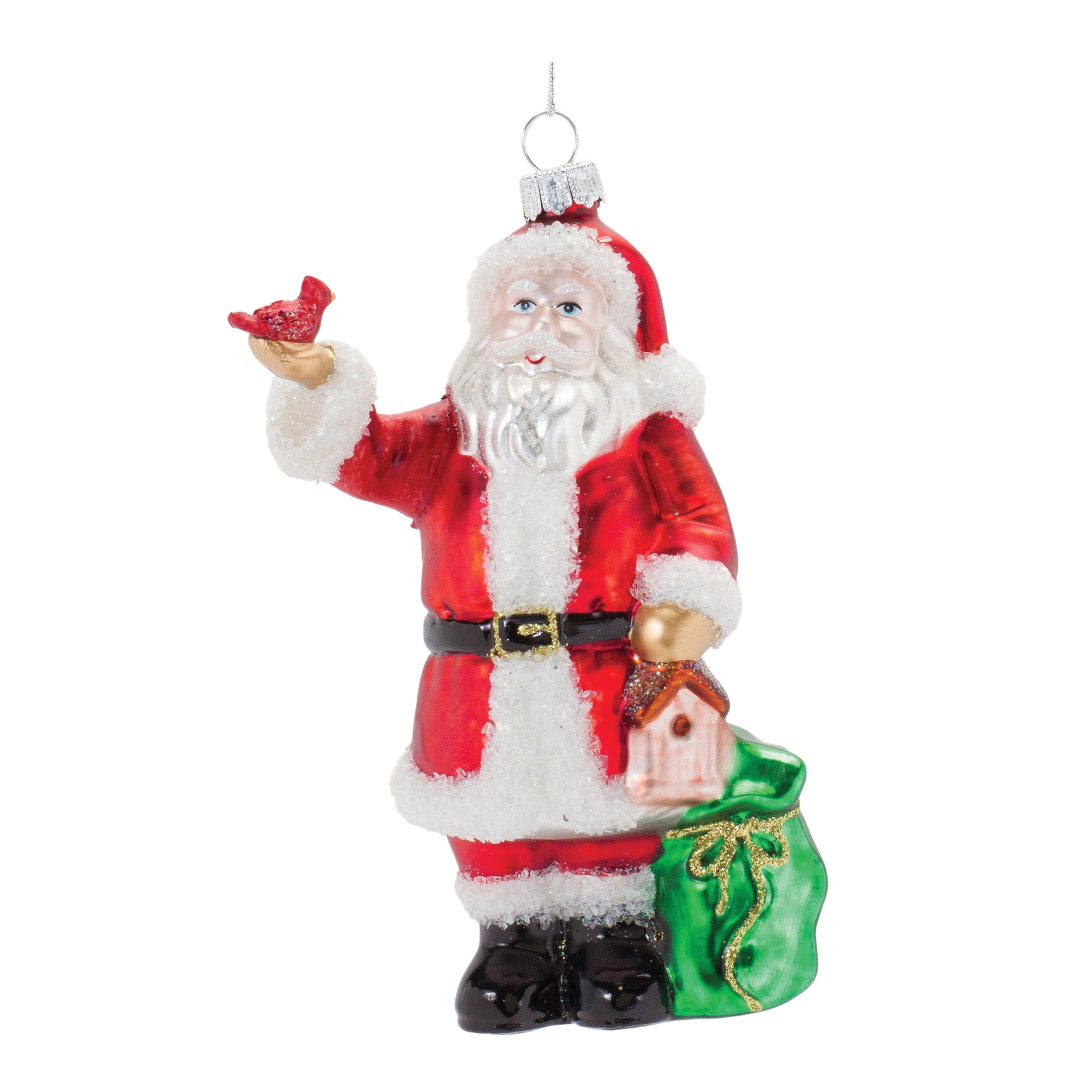 Santa Ornament (Set of 6) 6.25
