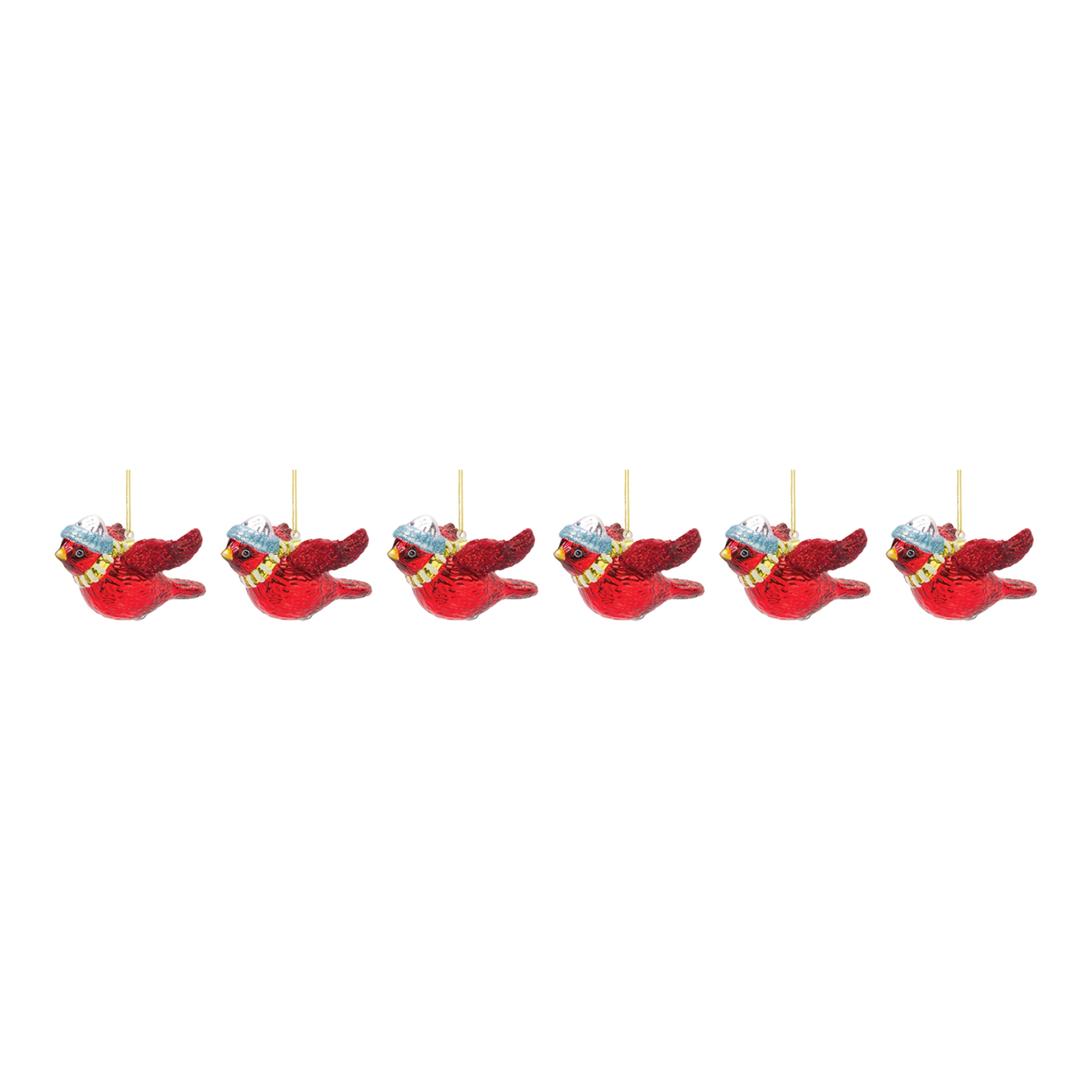Cardinal Ornament (Set of 6) 4