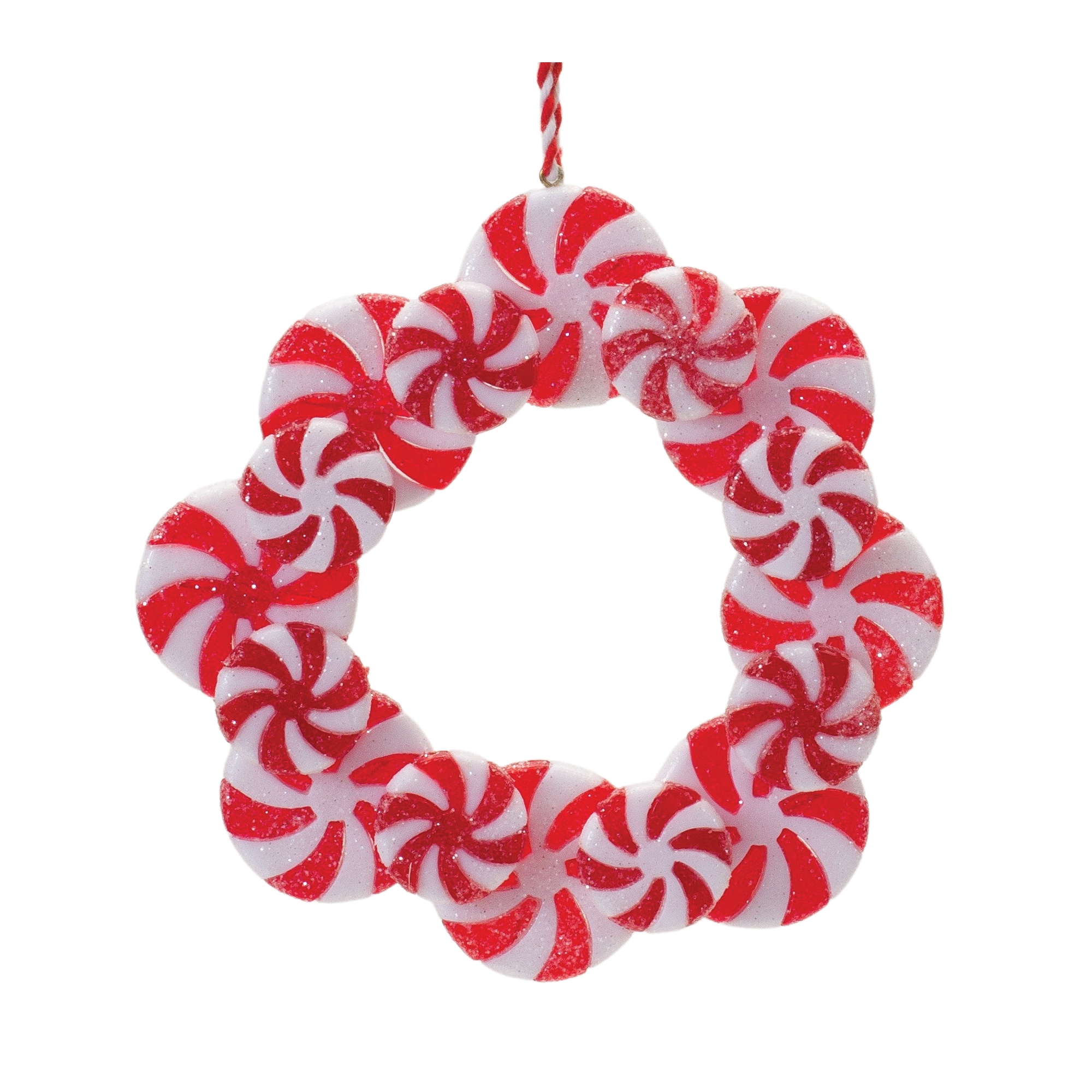 Candy Wreath Ornament (Set of 12) 5