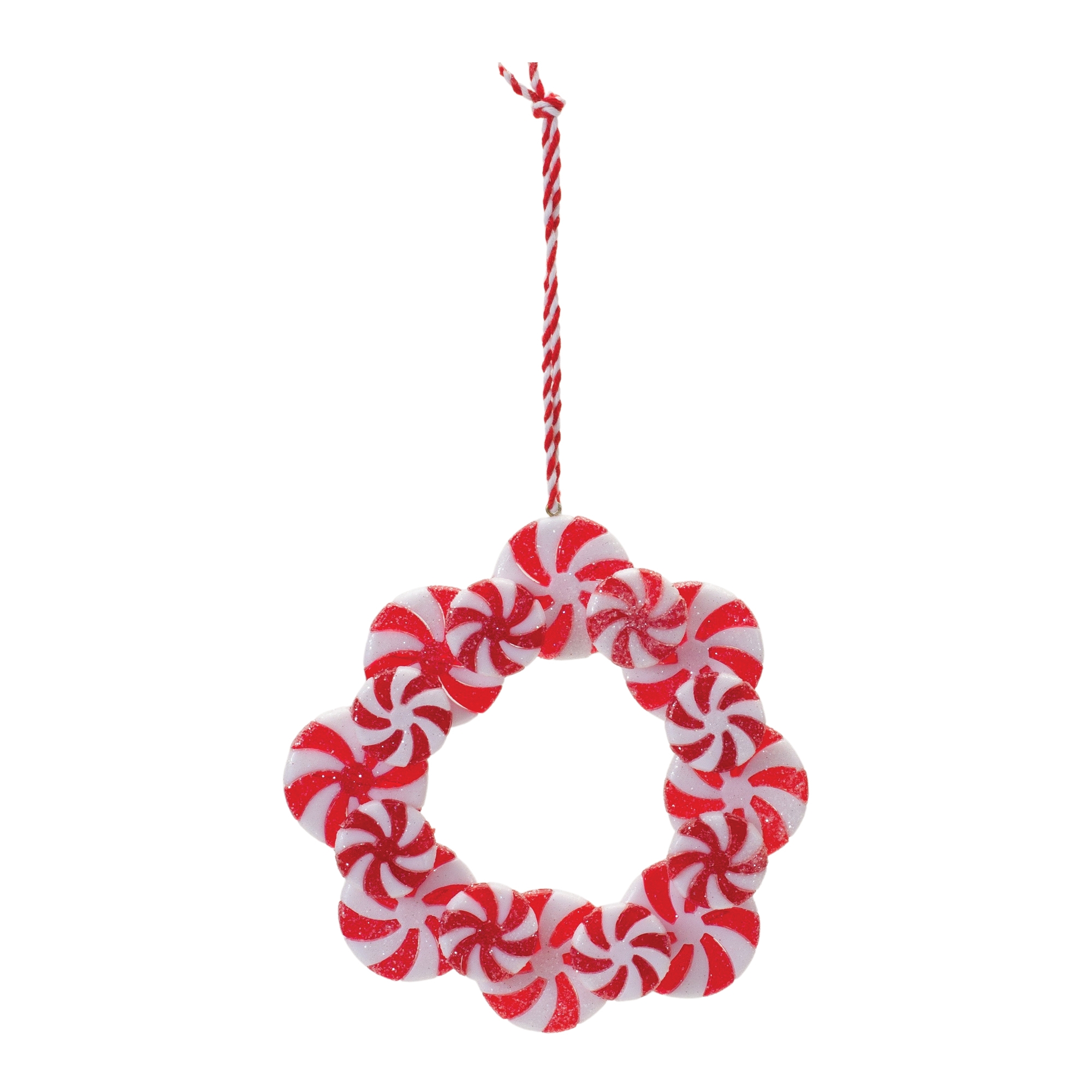Candy Wreath Ornament (Set of 12) 5