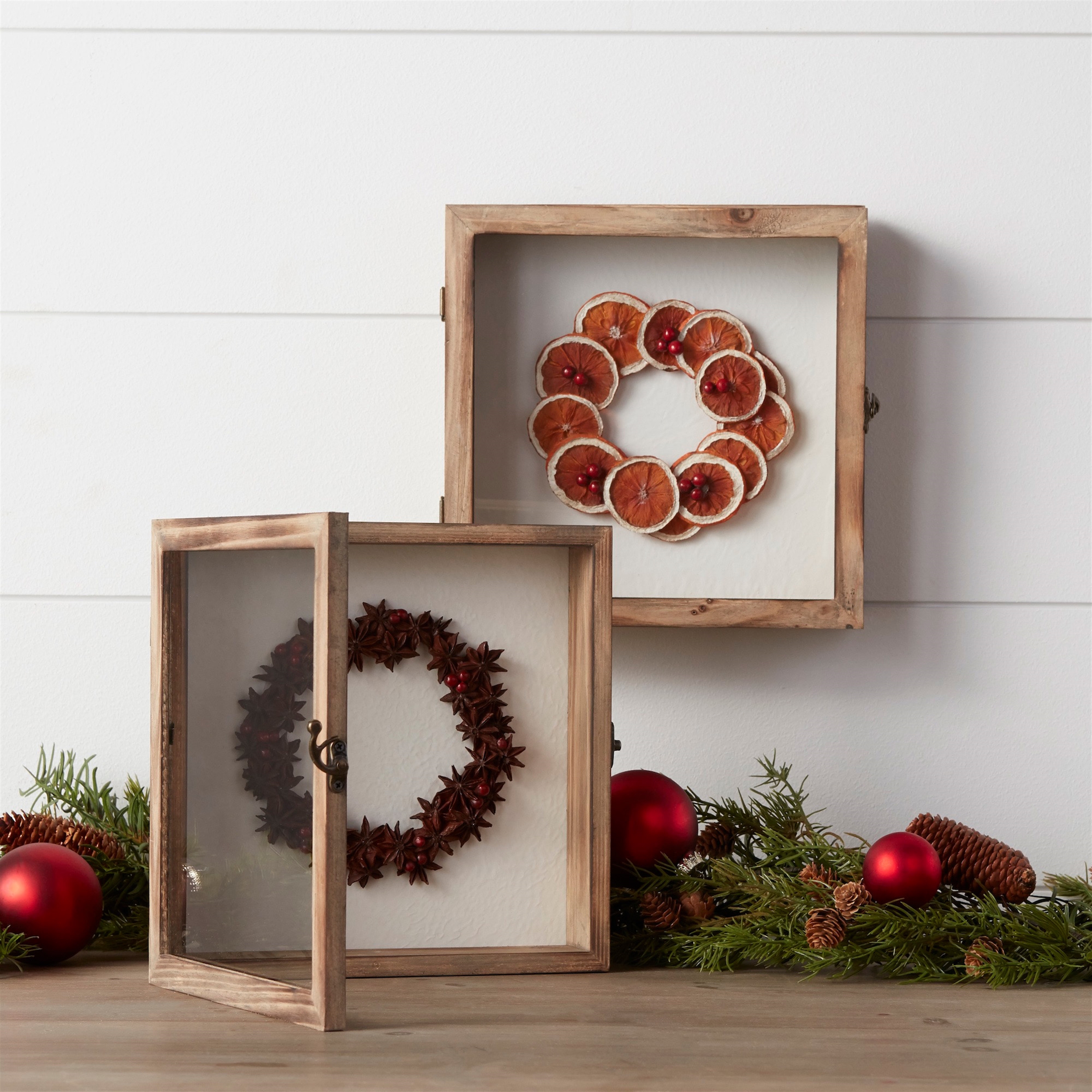 Fruit Wreath Shadow Box (Set of 2) 10