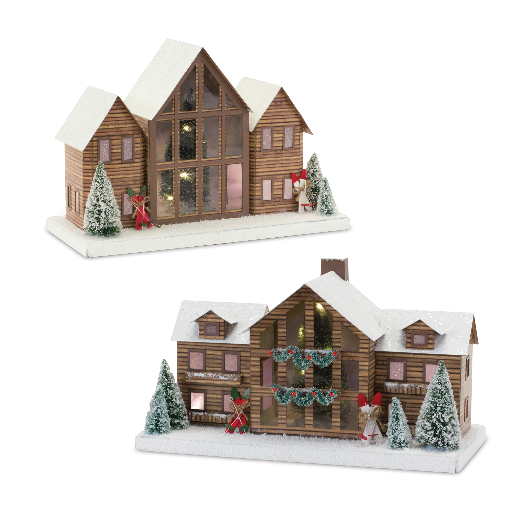 Ski Lodge (Set of 2) 14.75