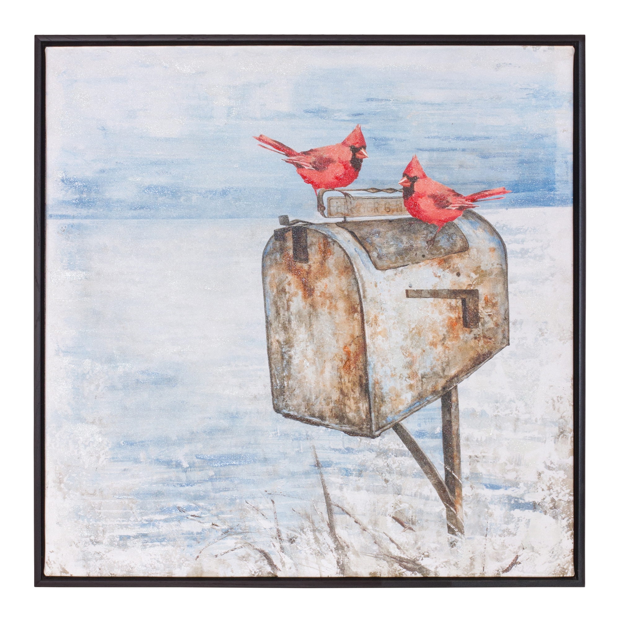 Cardinal and Mailbox Print 24