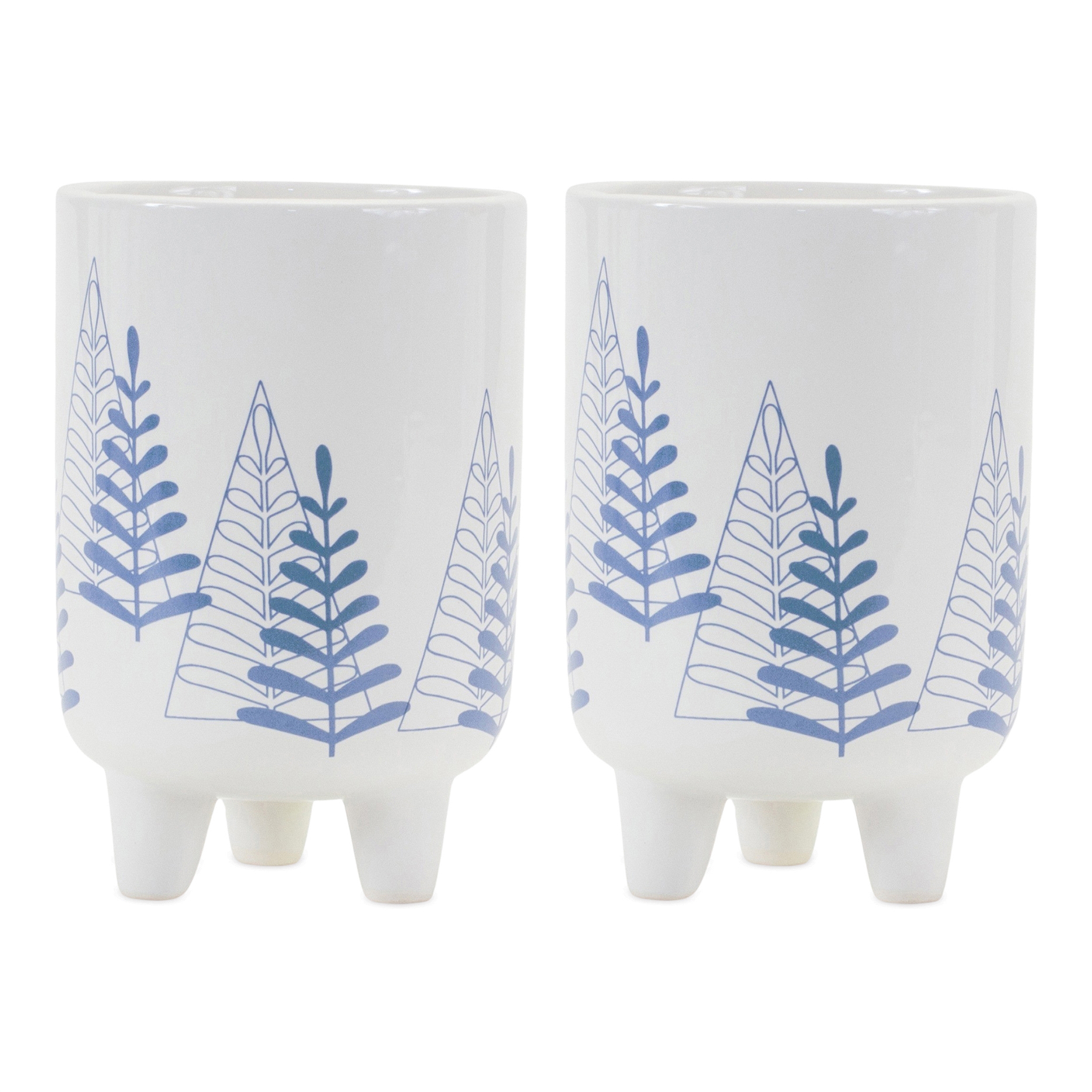 Christmas Tree Pot w/Legs (Set of 2) 4