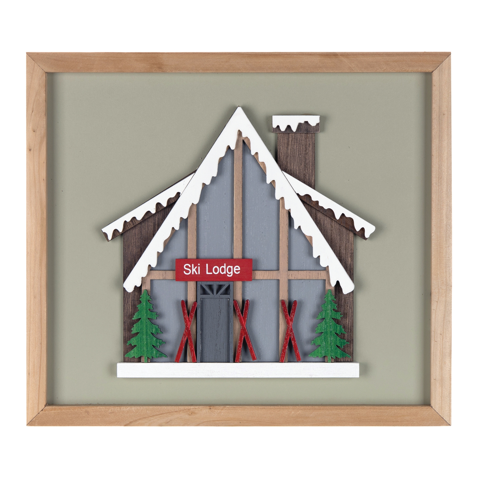 Ski Lodge Frame (Set of 4) 12