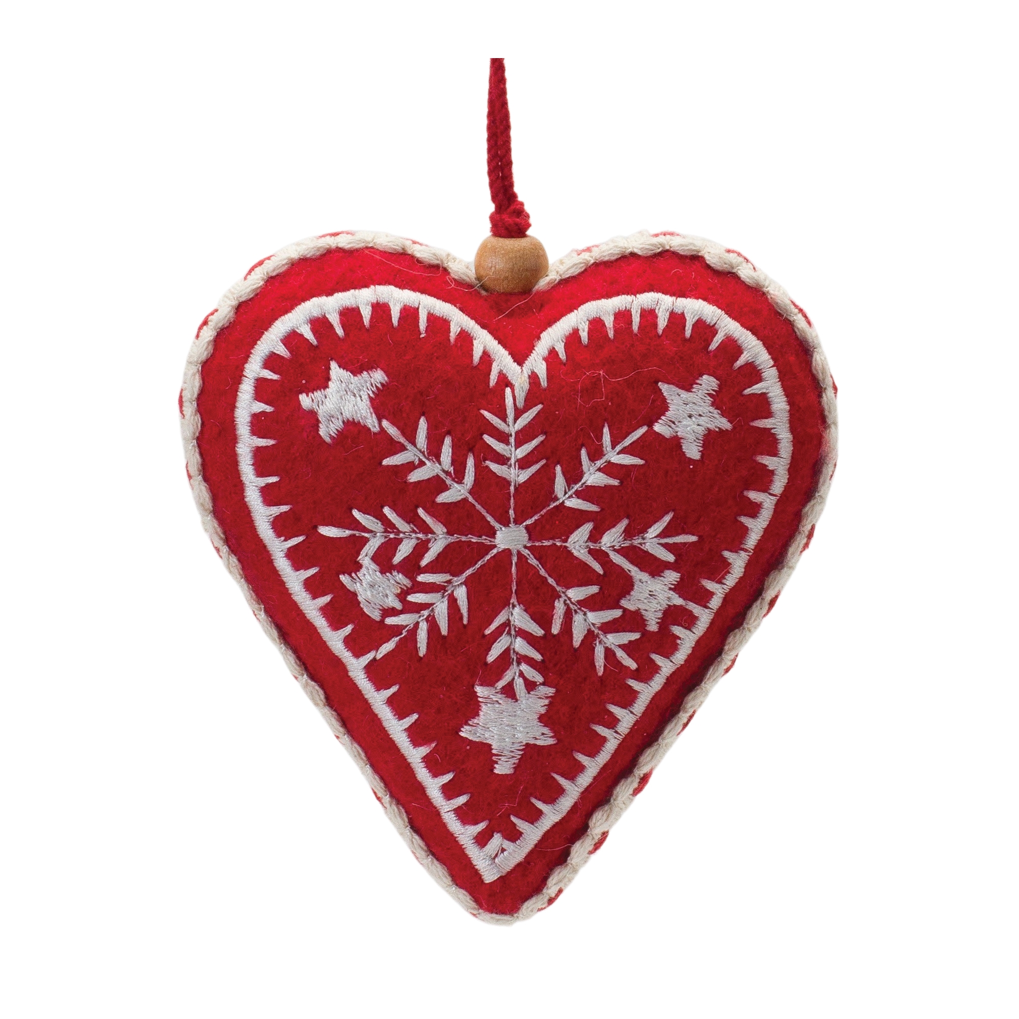 Heart Ornament (Set of 6) 4.75