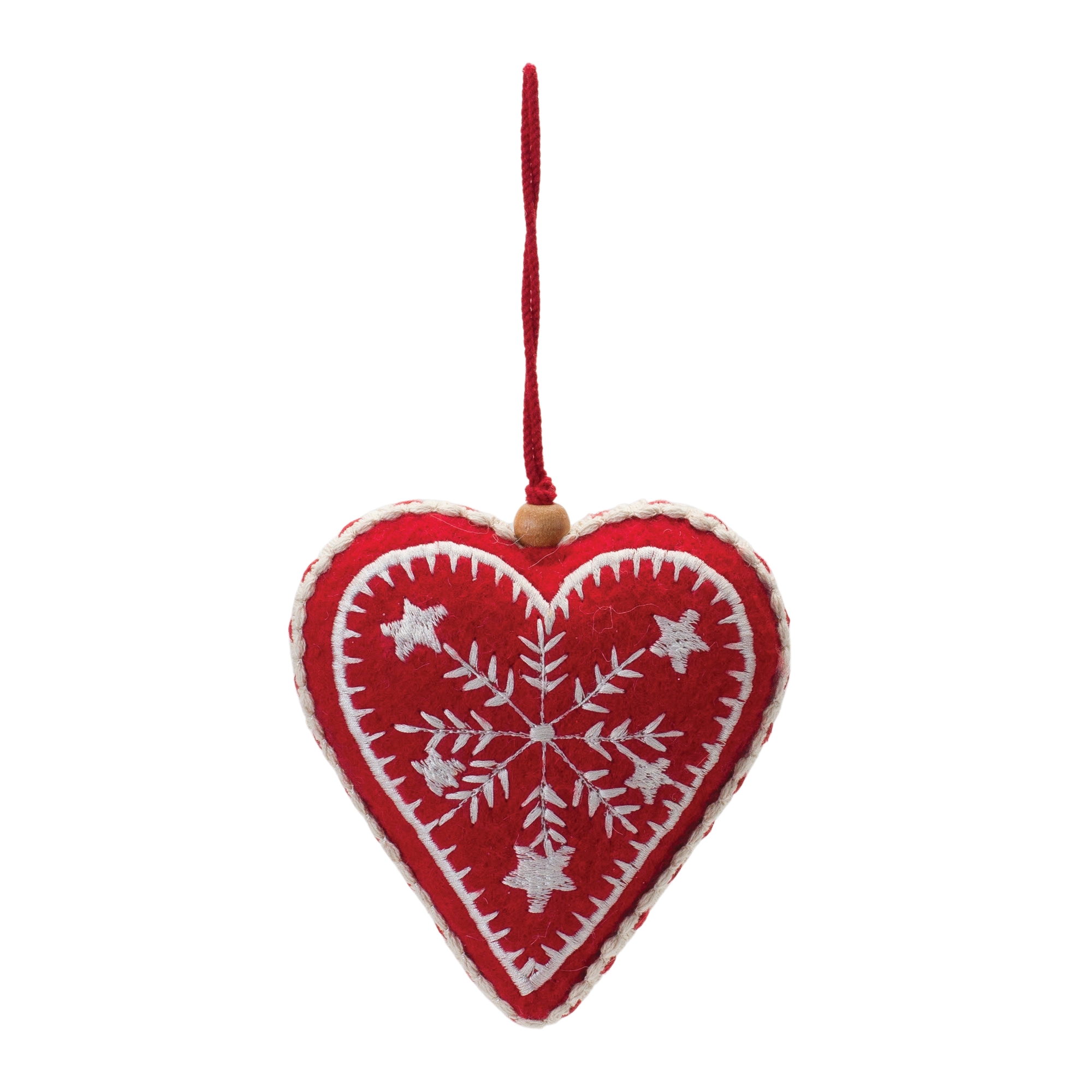 Heart Ornament (Set of 6) 4.75