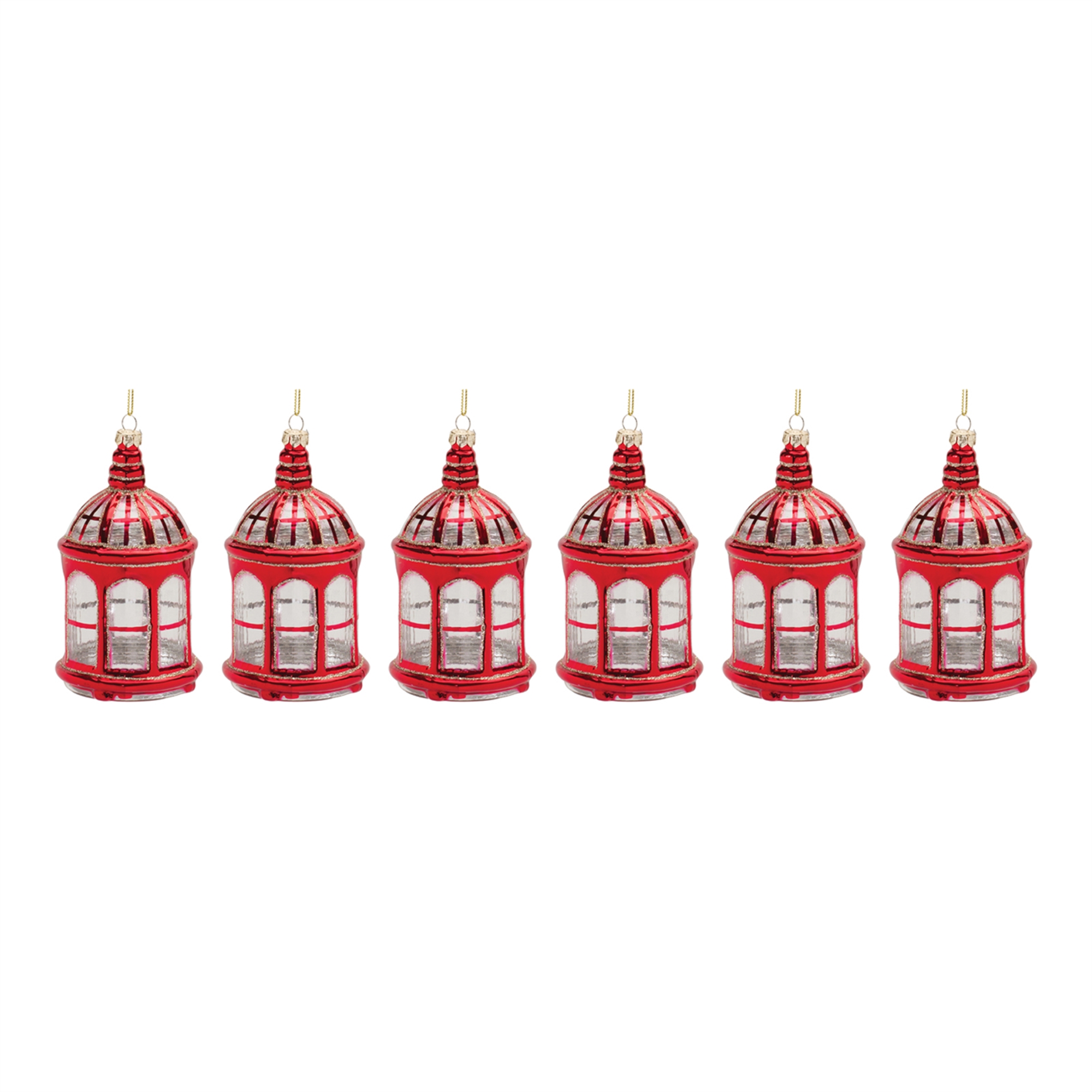 Lantern Ornament (Set of 6) 5.5