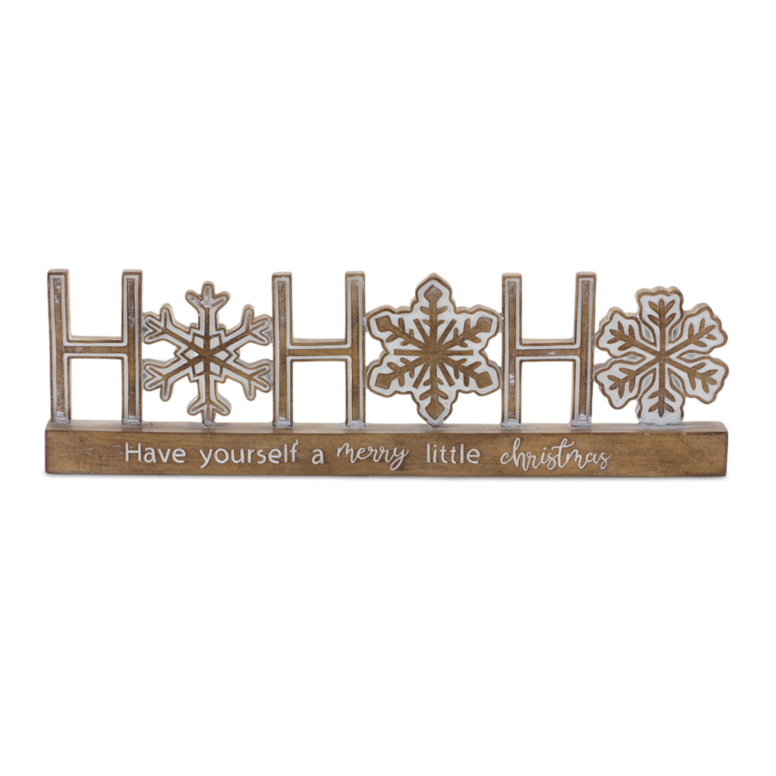 Ho Ho Ho Sign (Set of 2) 14.75