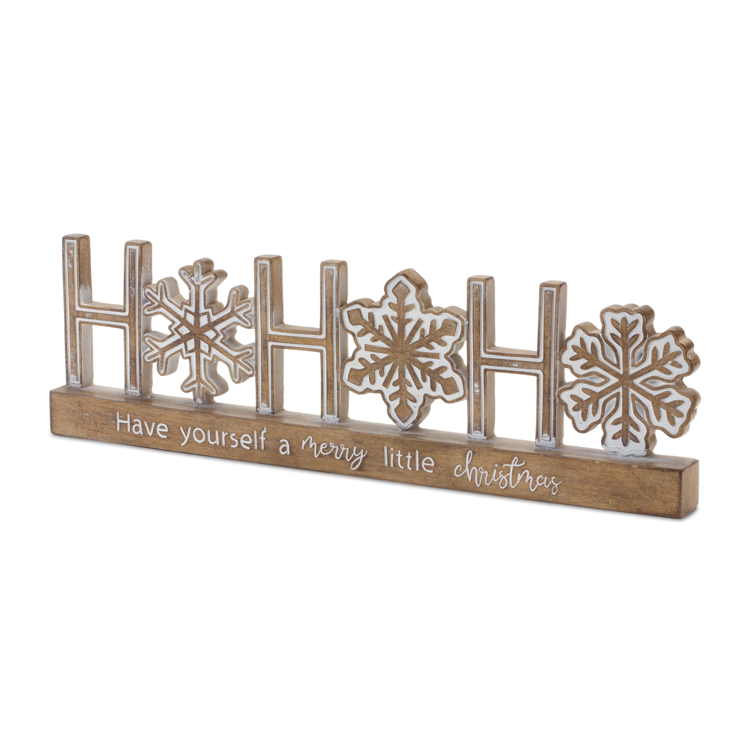 Ho Ho Ho Sign (Set of 2) 14.75