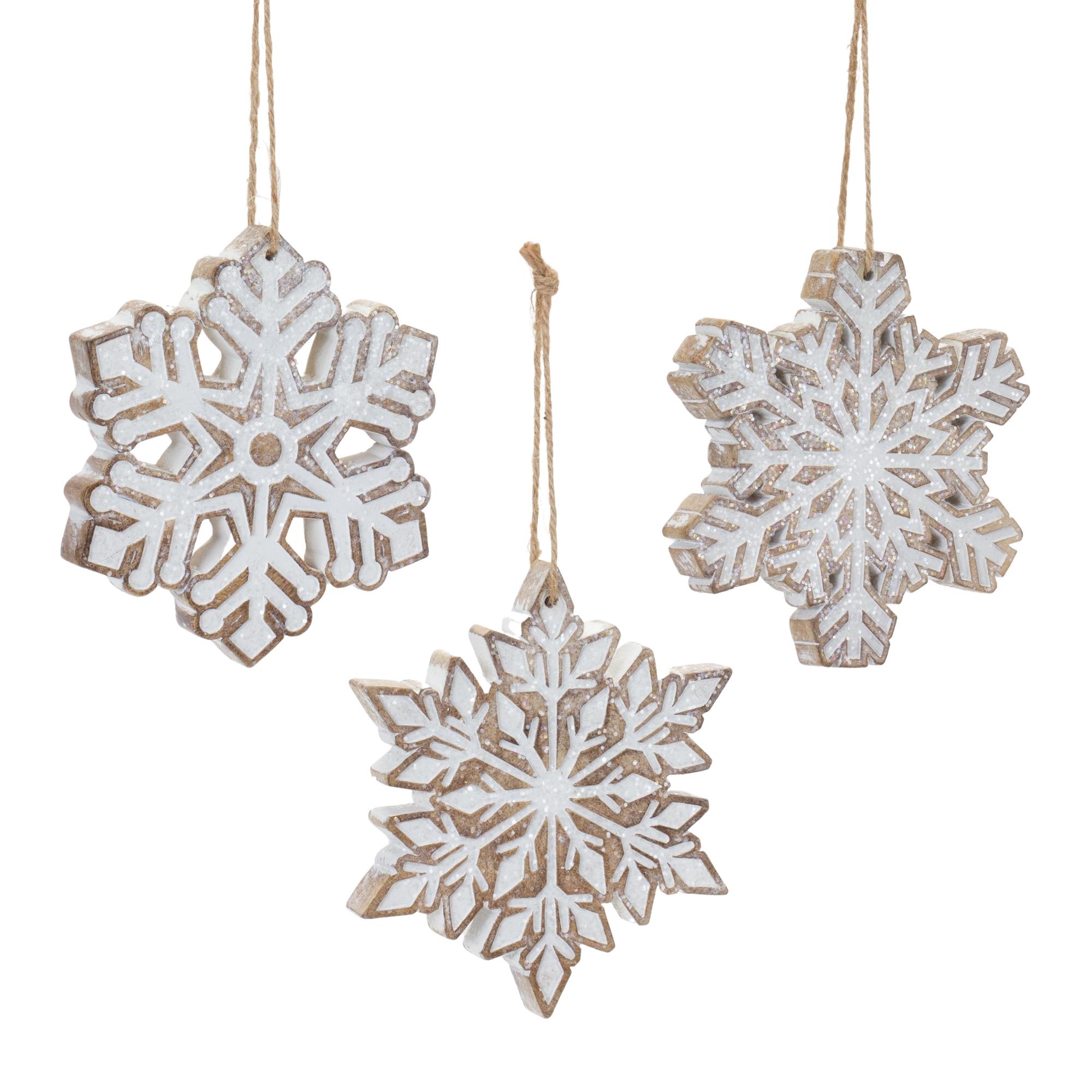 Snowflake Ornament (Set of 3) 4.75