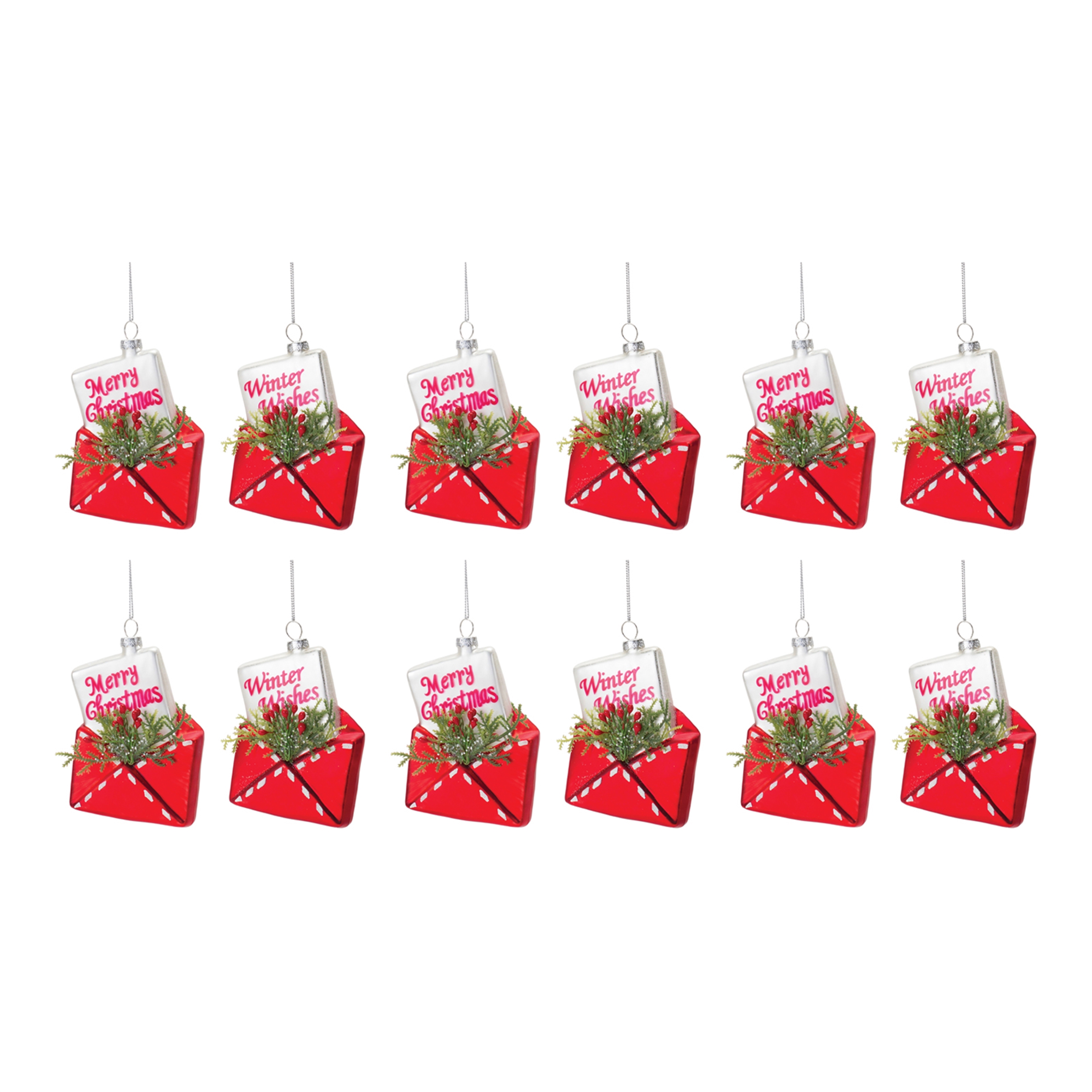 Envelope Ornament (Set of 12) 5