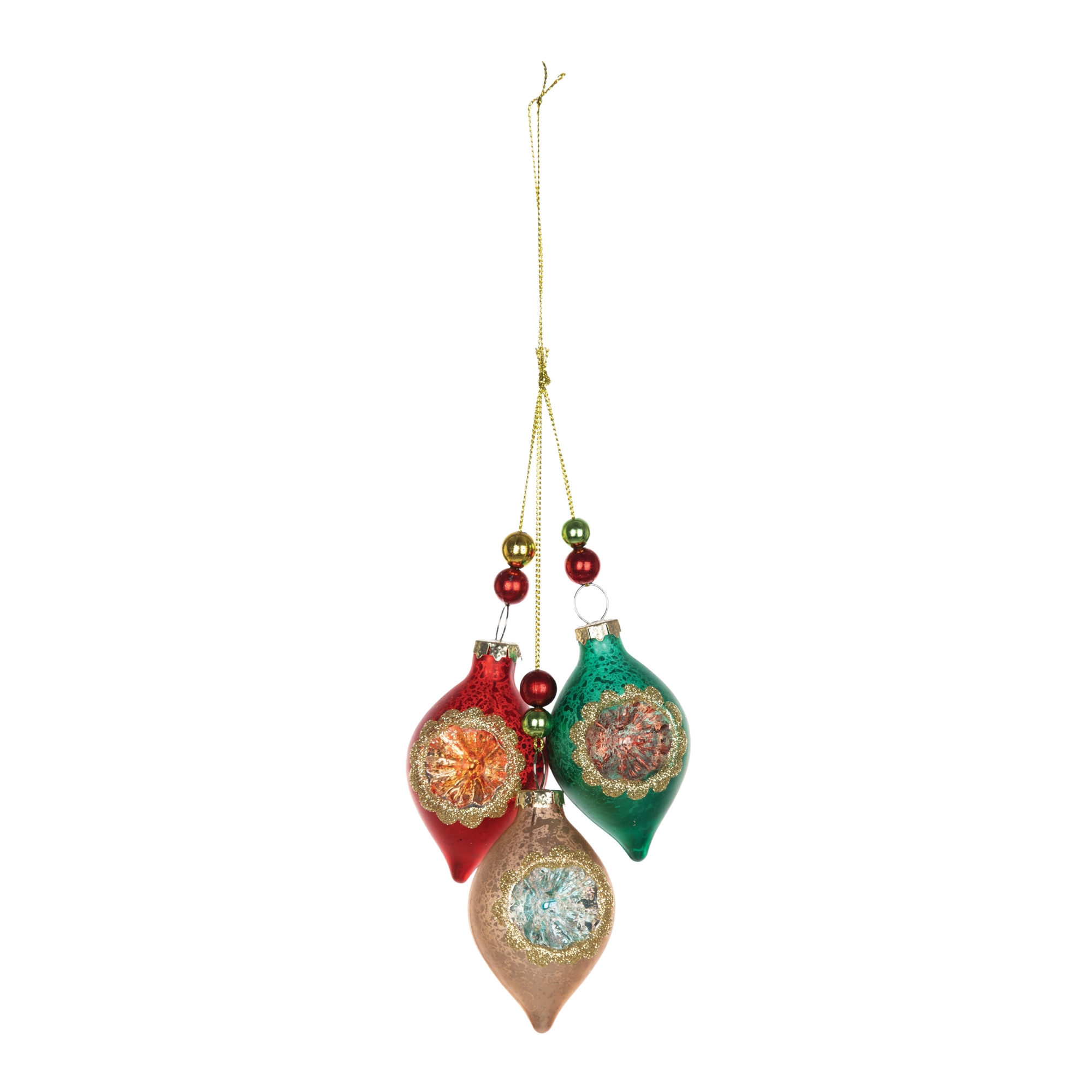 Triple Reflector Ornament (Set of 12) 10.5