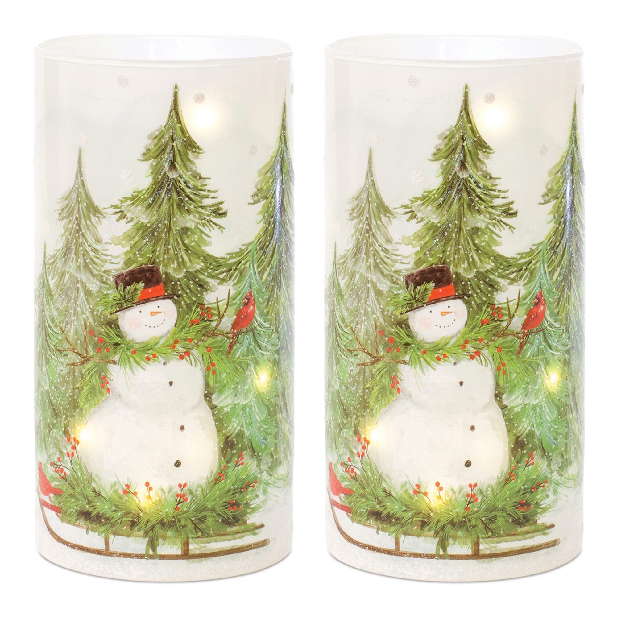 Snowman Candle Holder (Set of 2) 4