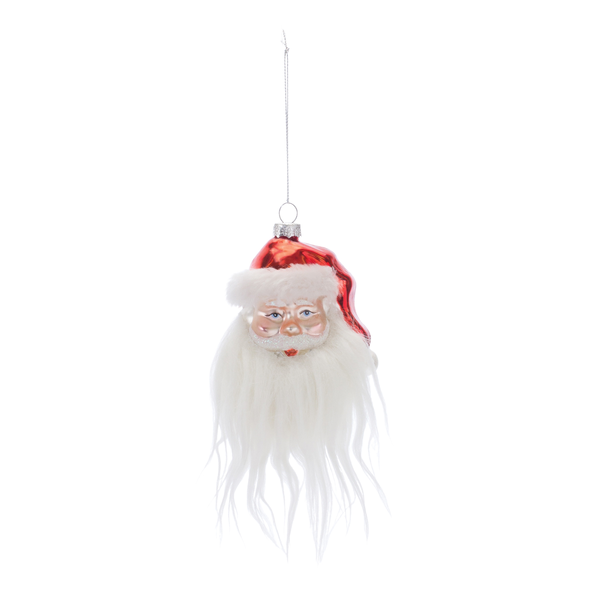 Santa Head Ornament (Set of 6) 4.75