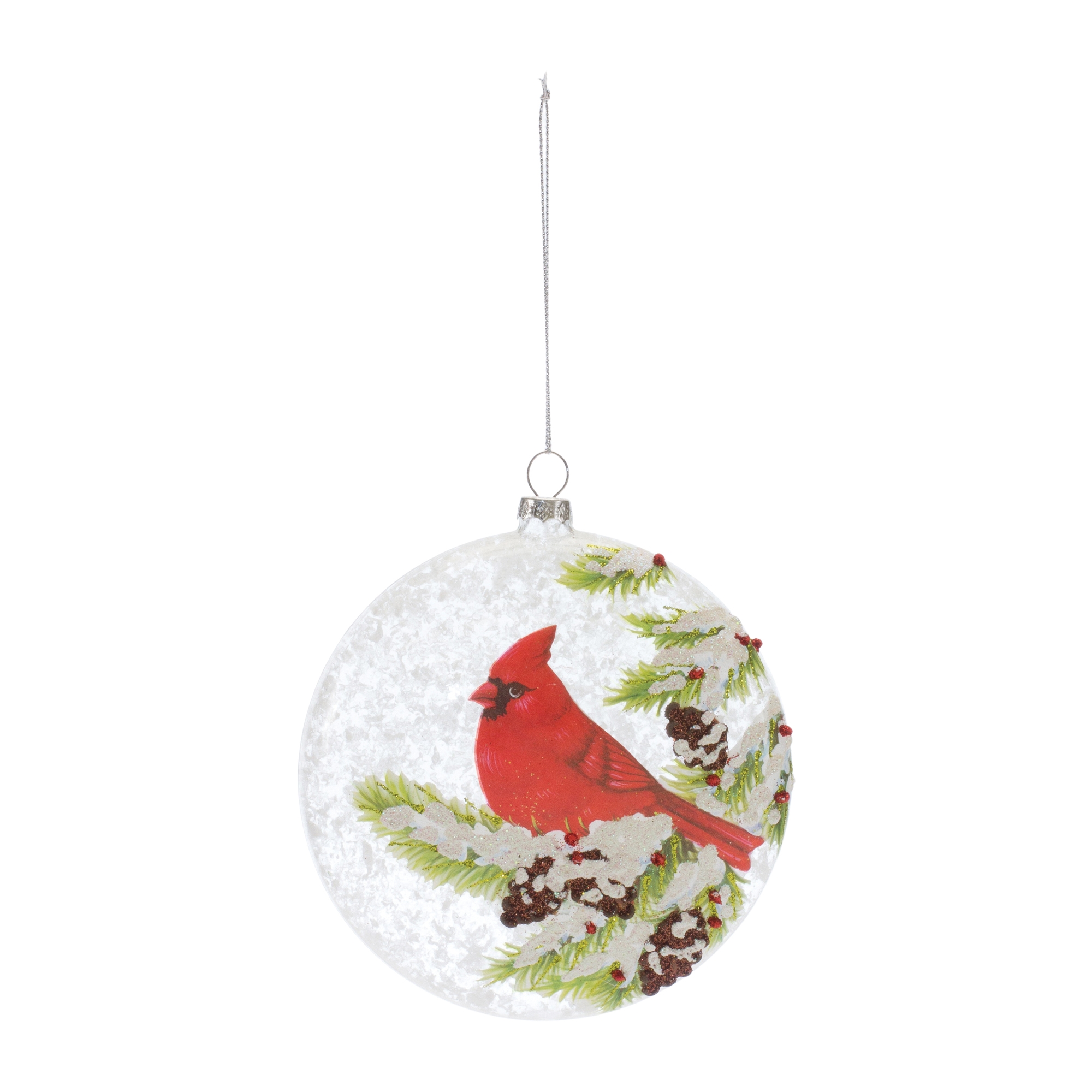 Cardinal Disc Ornament (Set of 6) 5