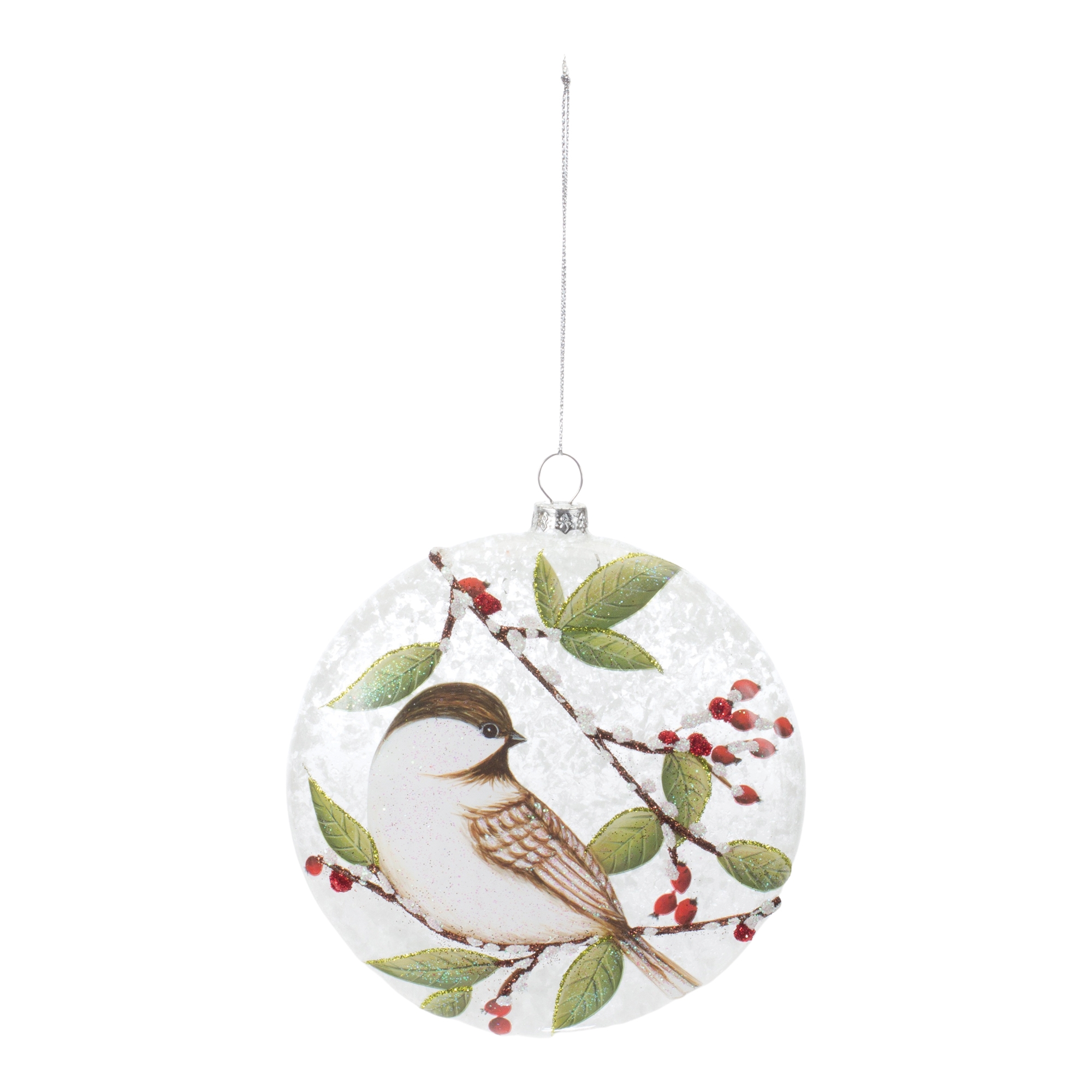 Chickadee Disc Ornament (Set of 6) 5