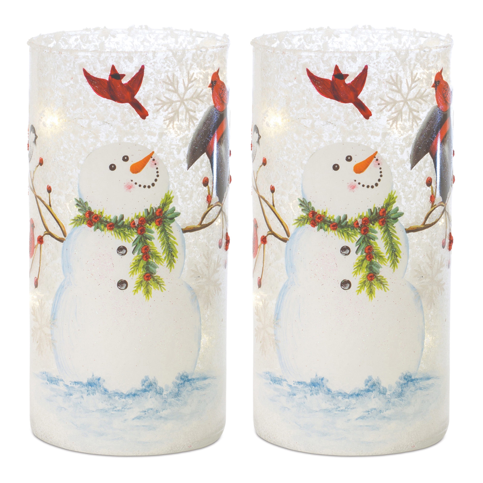 Snowman Luminary (Set of 2) 7.75