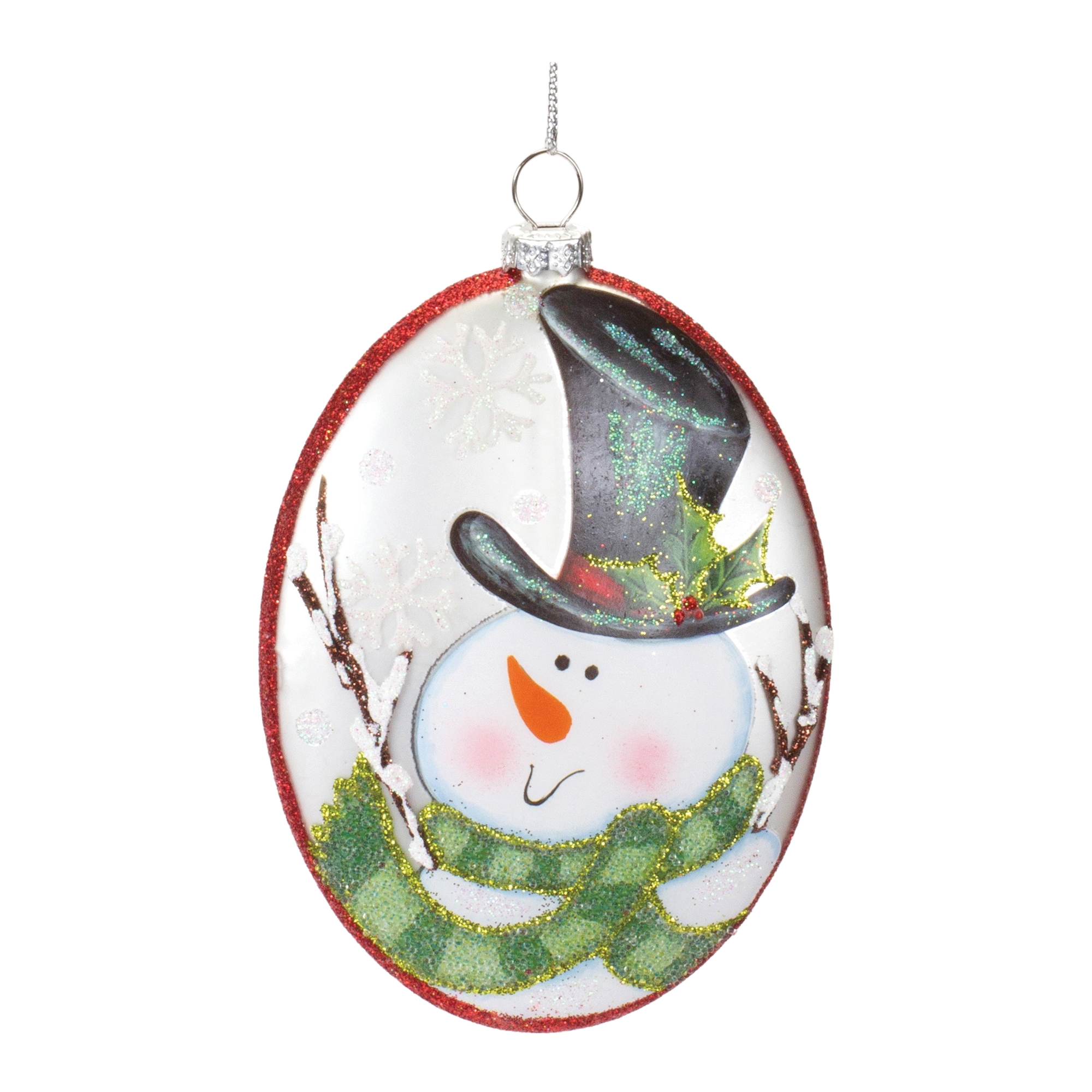Snowman Disc Ornament (Set of 12) 5